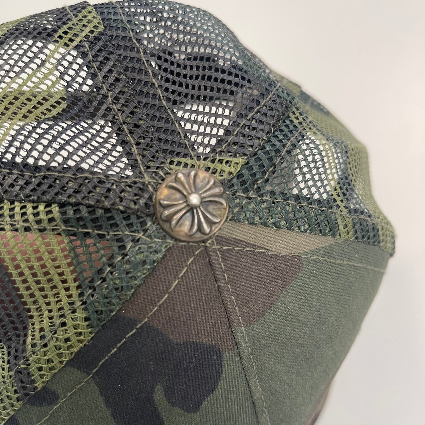 Chrome Hearts CH Hollywood Trucker Hat Camo