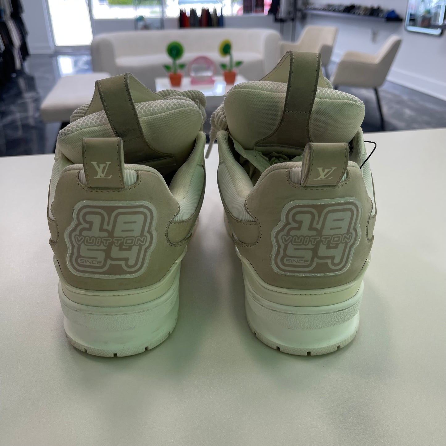 Louis Vuitton Skate Sneaker White/Beige (USED NO BOX)