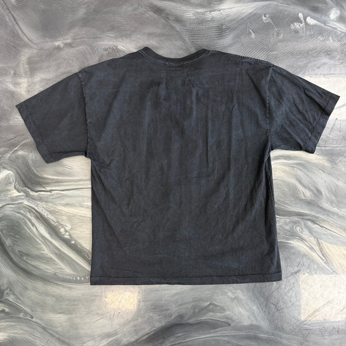 Rhude St. Barths Sunset Vintage Washed Black Tee
