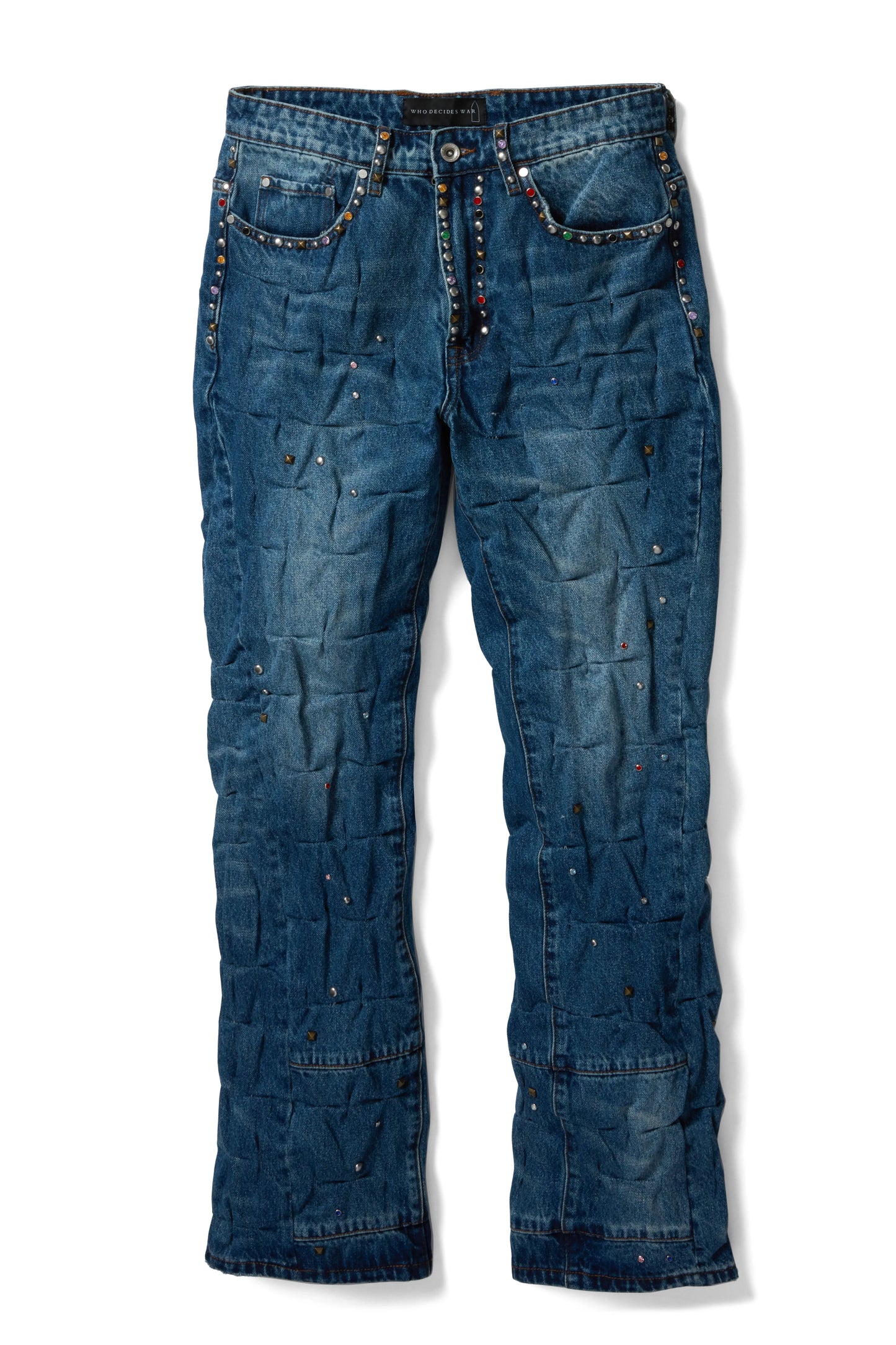 Who Decides War Blue Gathered Denim