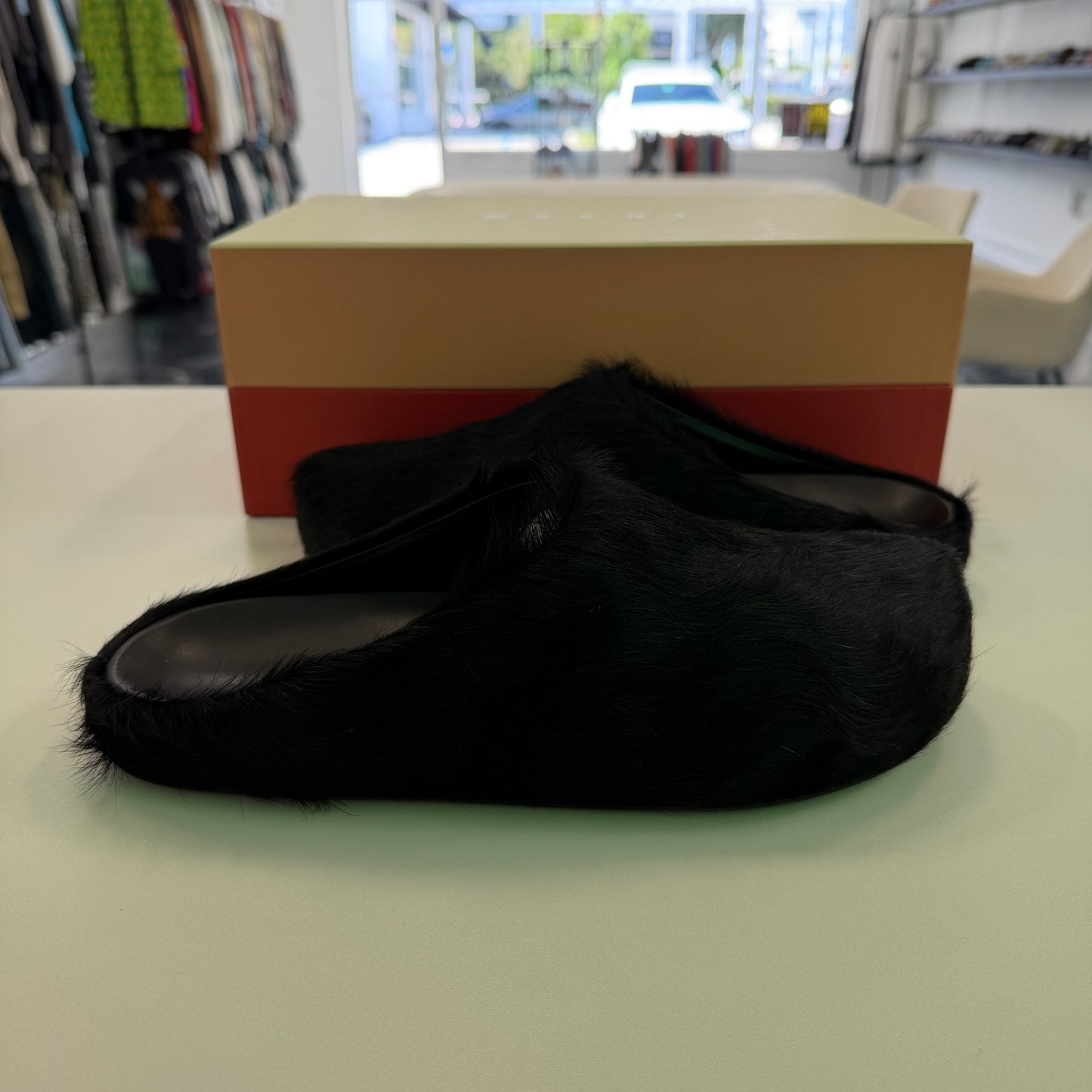 Marni Mule Fussbett Sabot Black (USED)