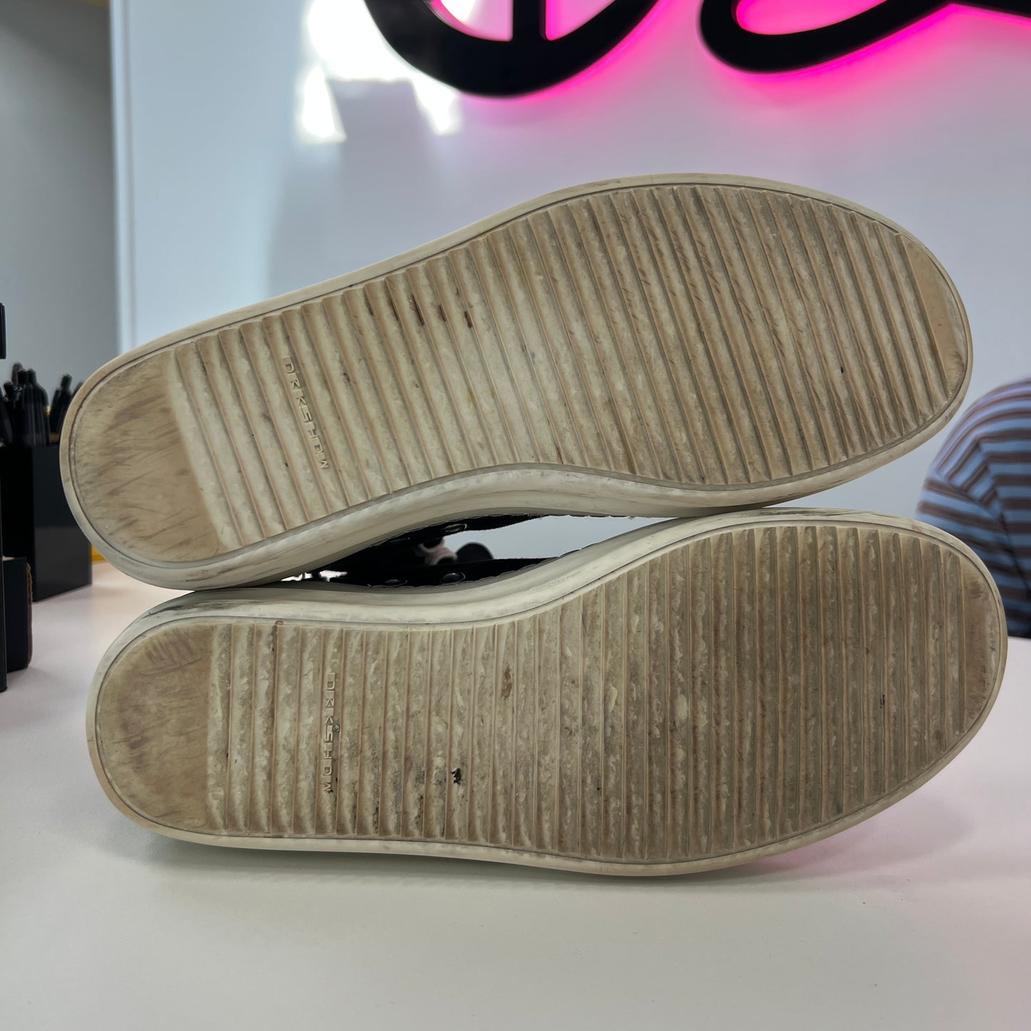 Rick Owens DRKSHDW Black Ramone High (Used)(No Box)