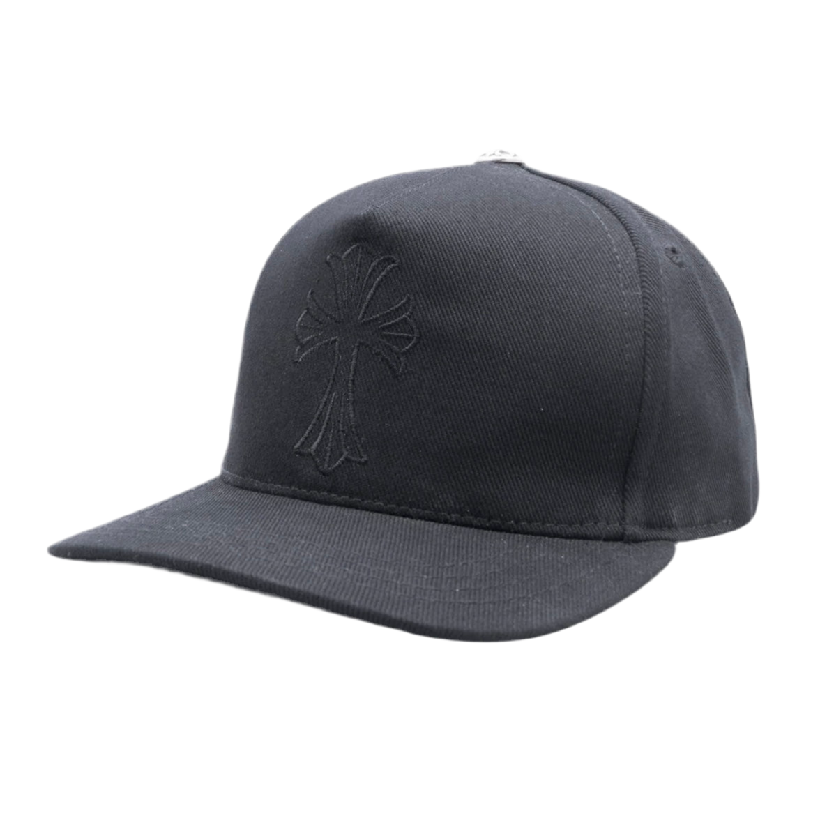 Chrome Hearts Black on Black Embroidered Cross Hat