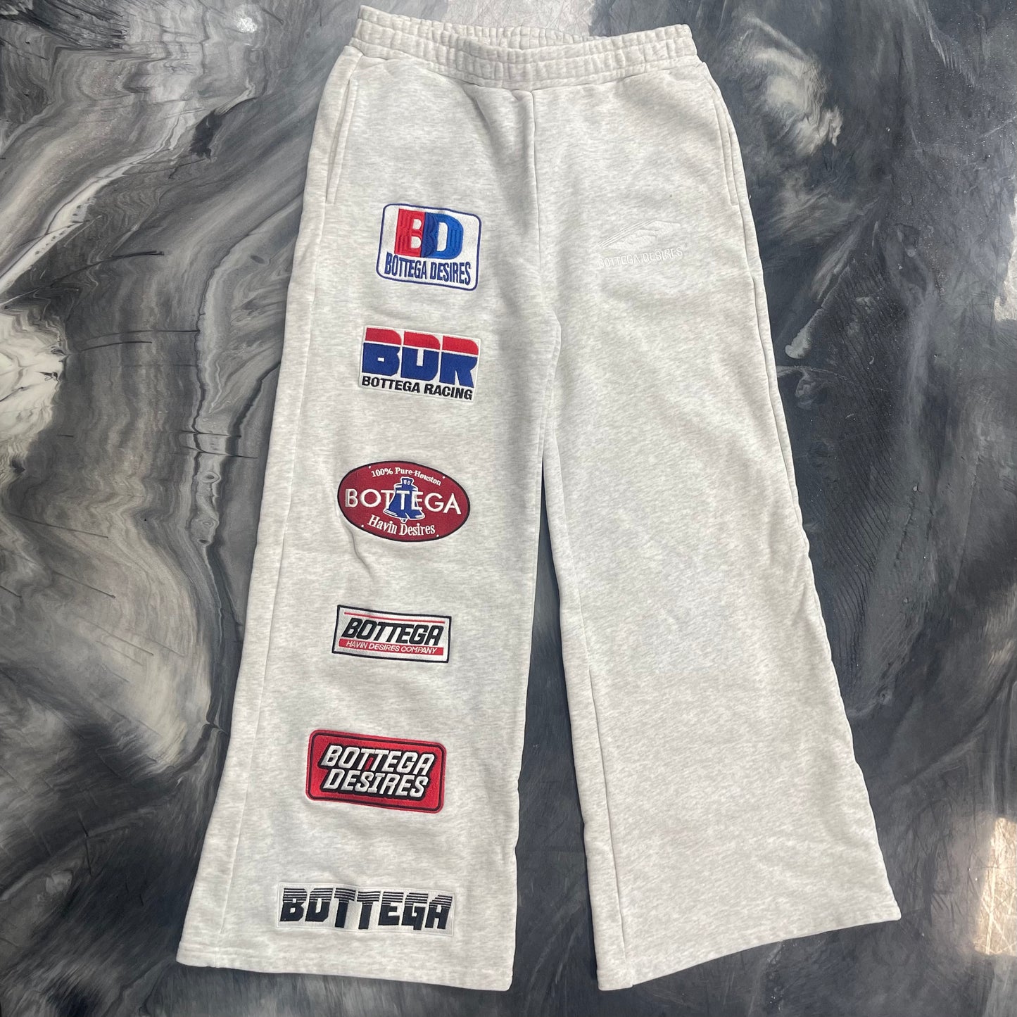Bottega Desires Patch Sweatpants