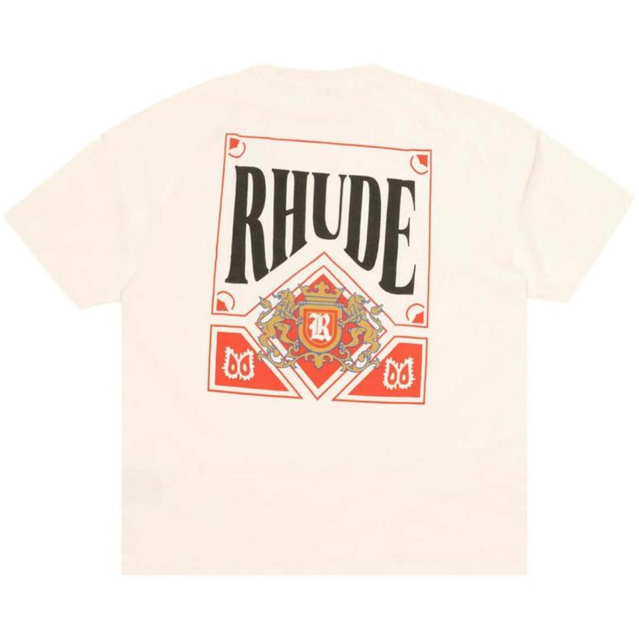 Rhude Card Tee Vintage White