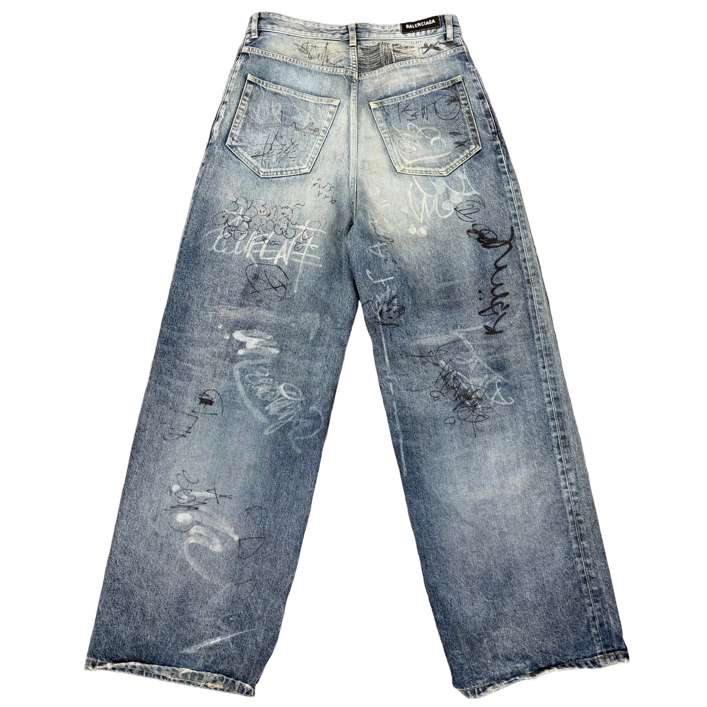 Balenciaga Graffiti Jeans