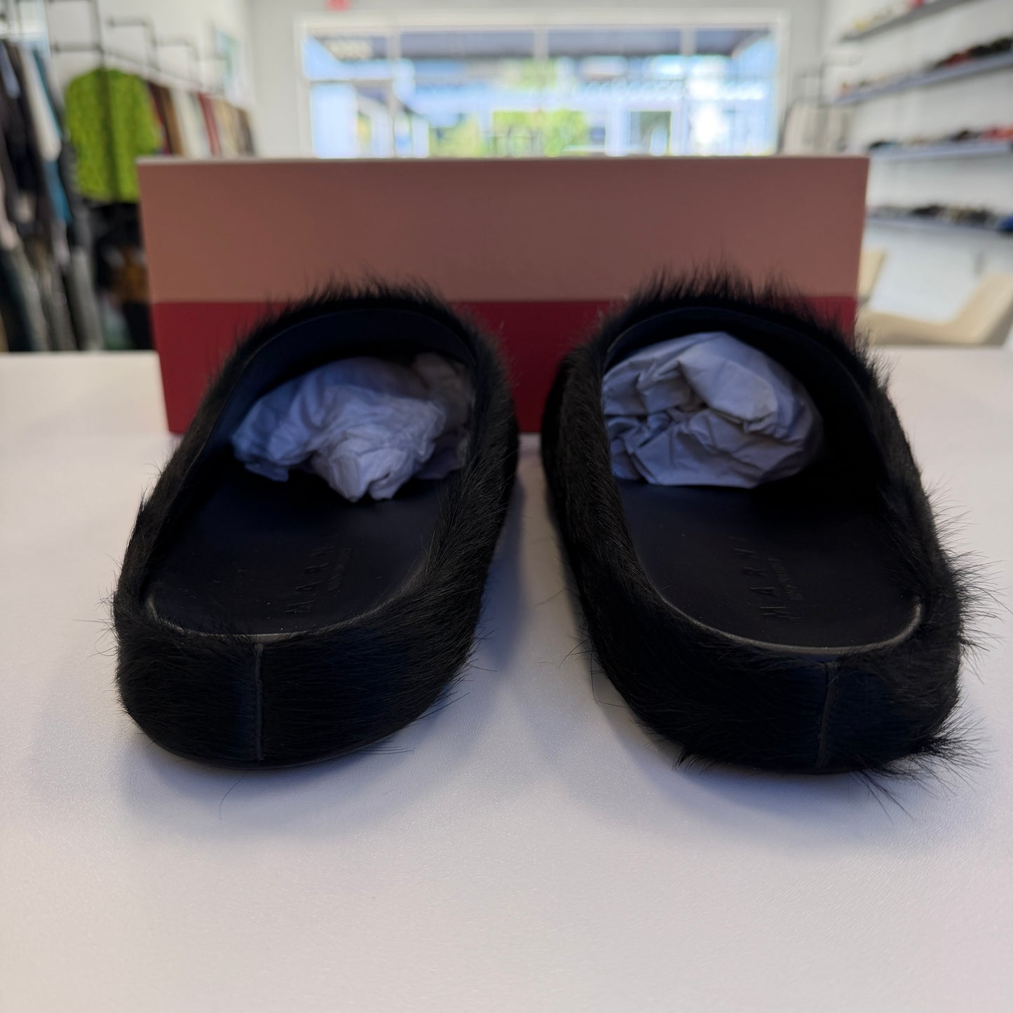 Marni Mule Fussbett Sabot Black (USED)