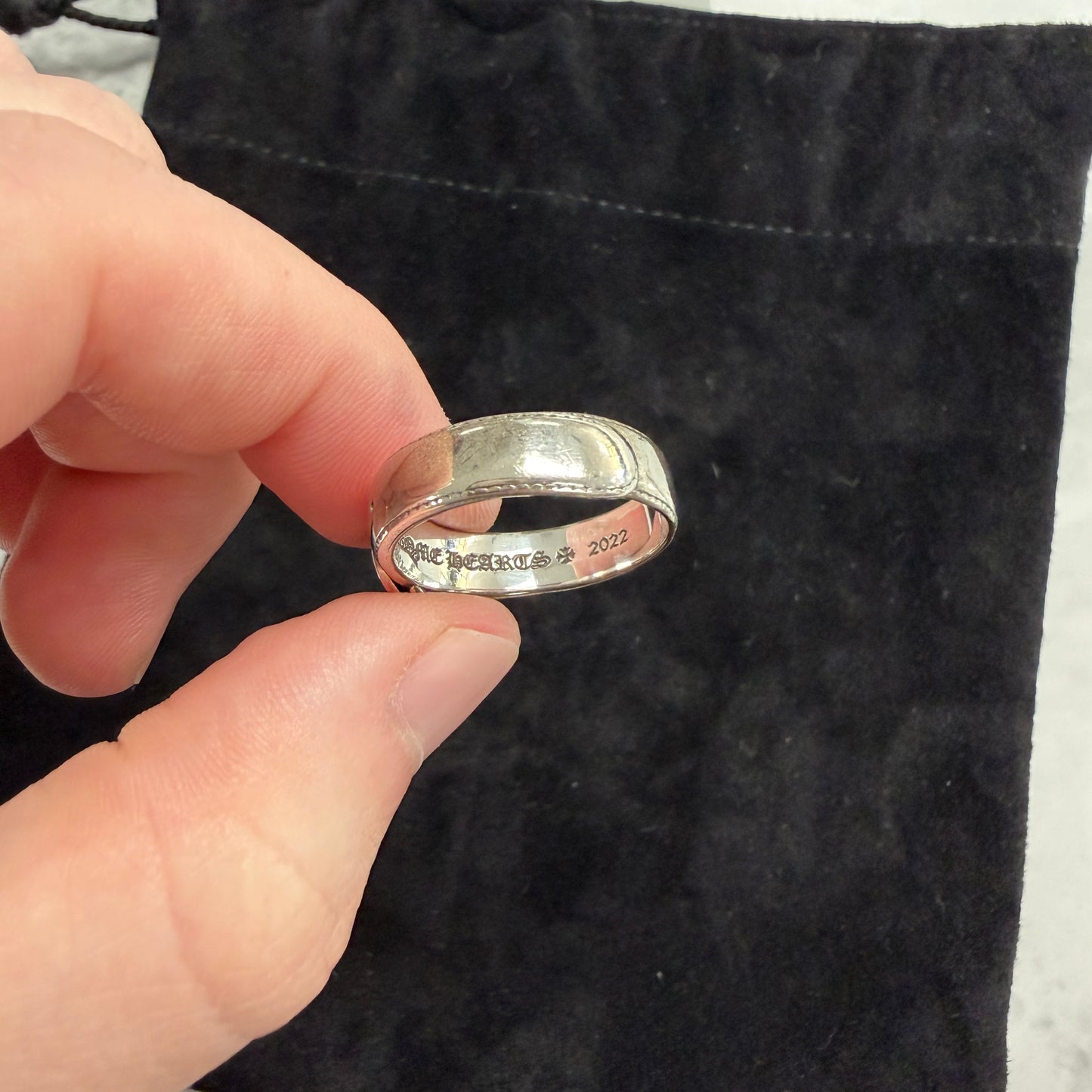 Chrome Hearts Oval Belt Ring Sliver