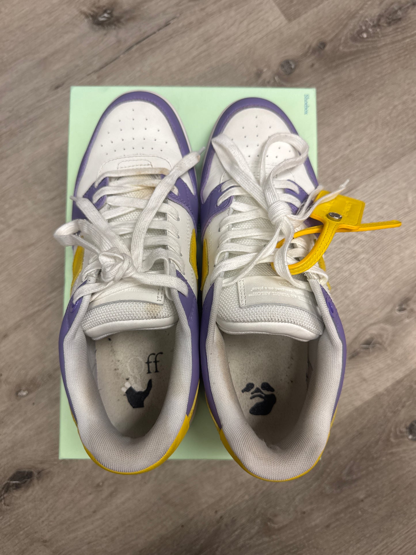 Off-White Out of Office Low 'Purple Yellow' (USED)