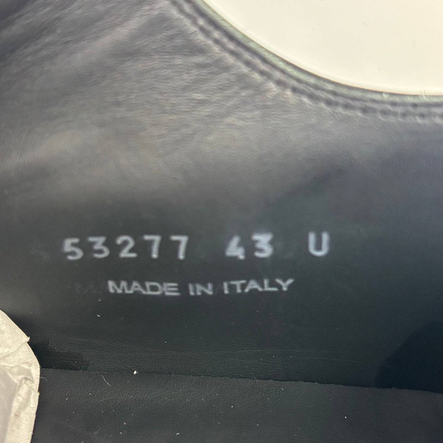 Rick Owens Jumbo Lace Ramone Low Black (USED NO BOX)