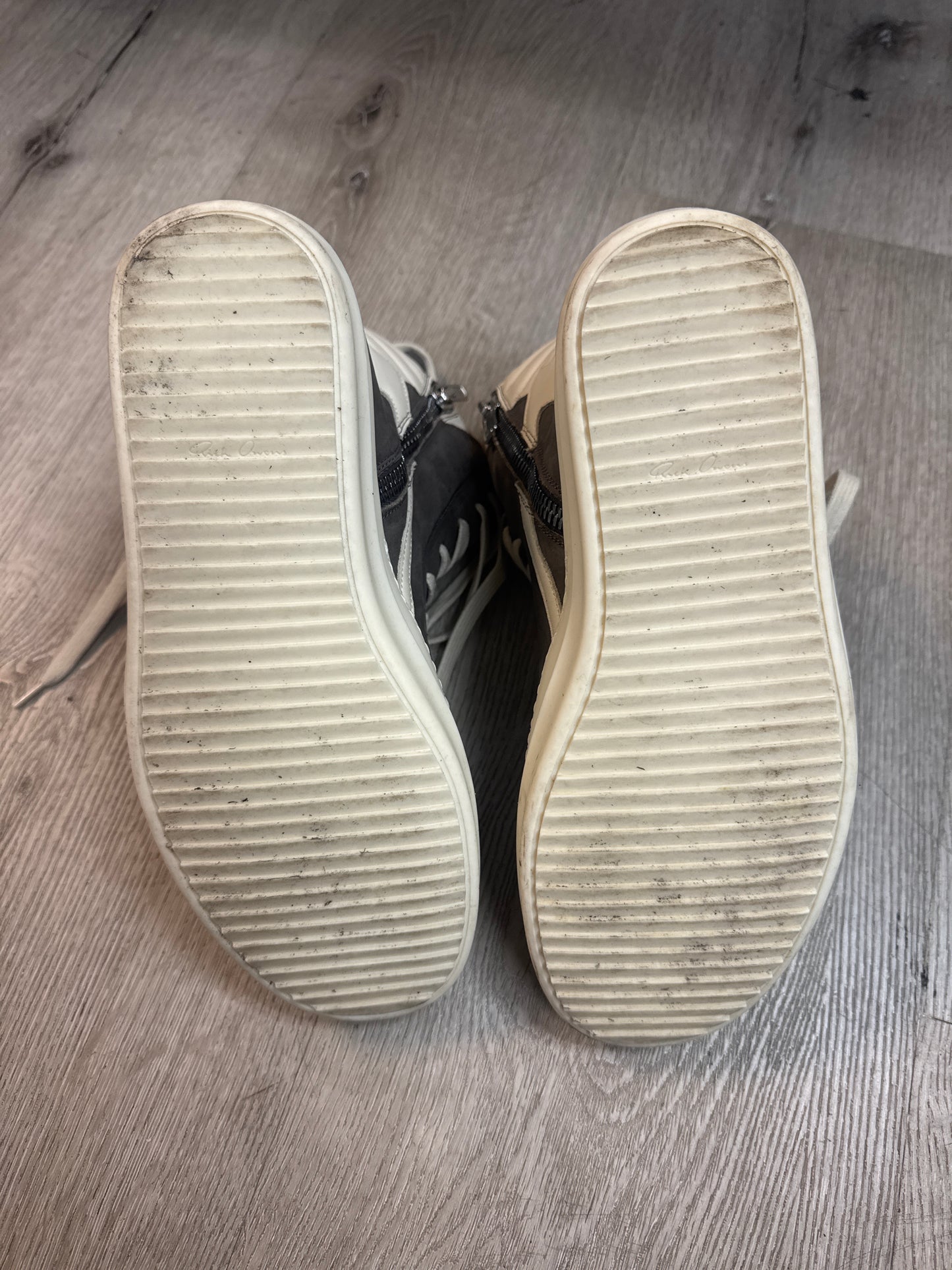 Rick Owen Geo Basket Suede Brown (USED OG ALL)