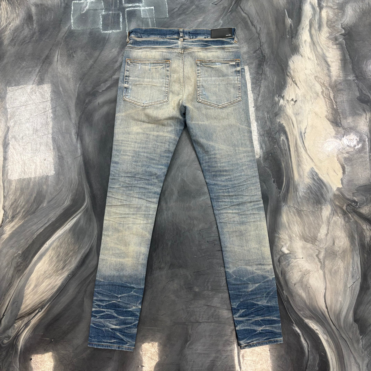 AMIRI Bandana Jacquard MX1 Jean Vintage Indigo