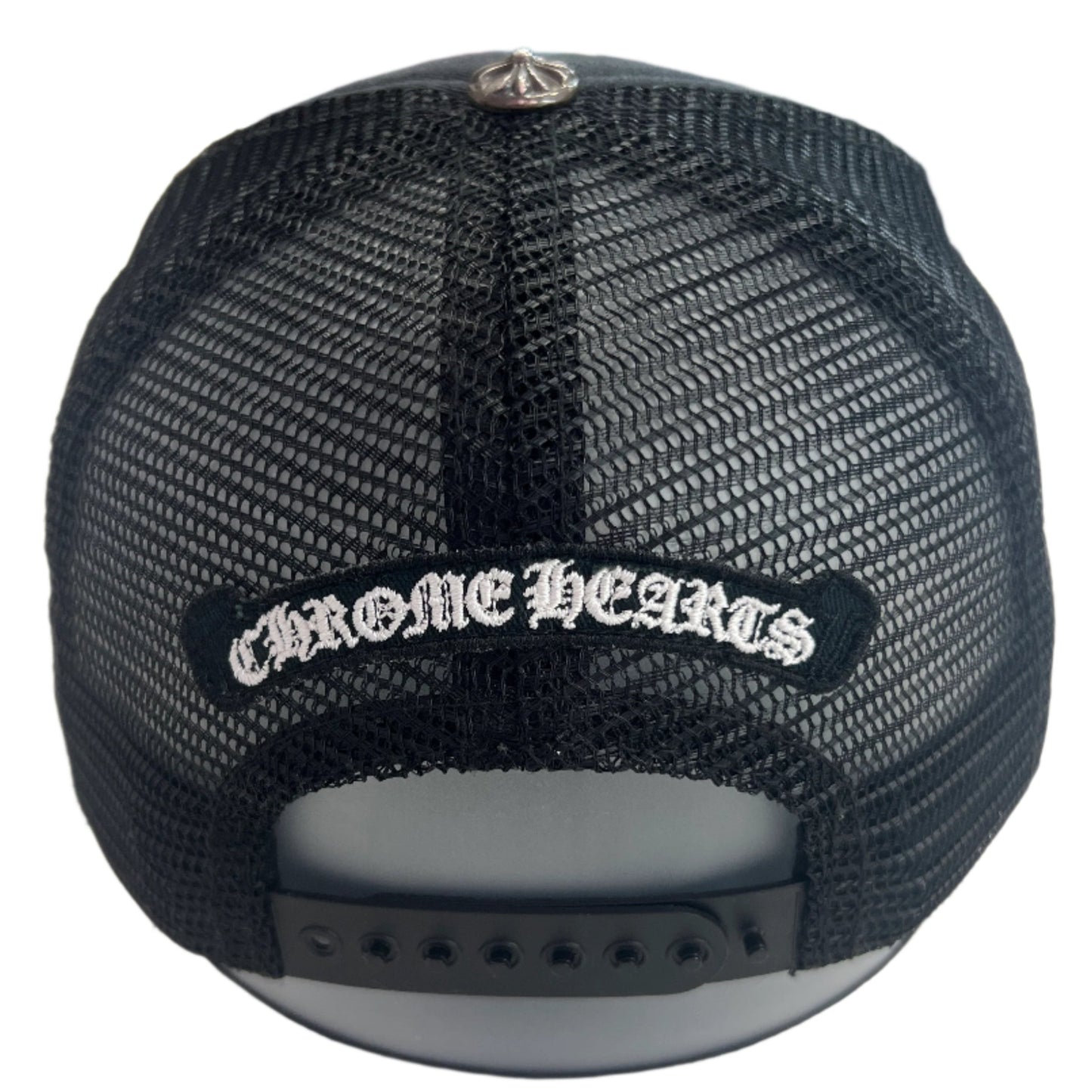 Chrome Hearts Matty Boy Fuzzy Cheetah Print Chomper Trucker Hat