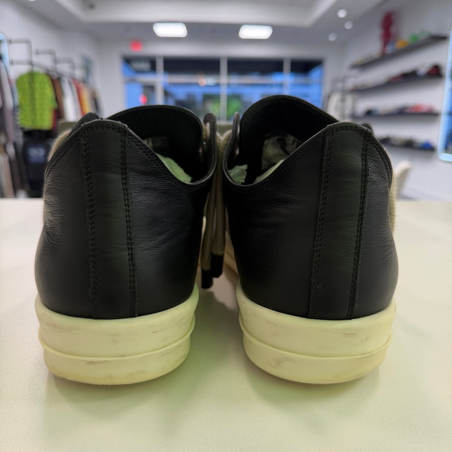 Rick Owens Porterville Jumbo Laced Ramone Low Black Pearl (Used)