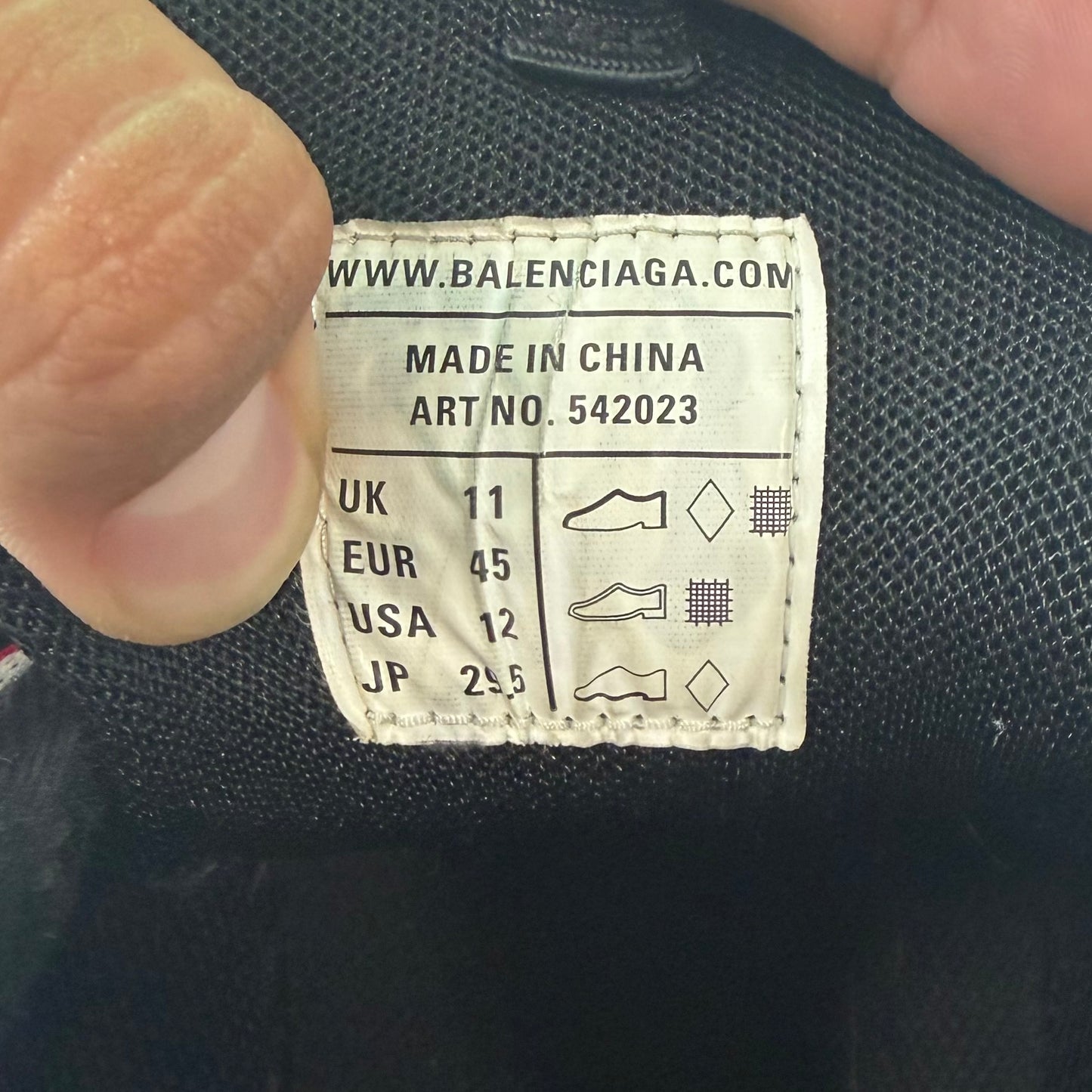 Balenciaga Track Trainer Black
Red (USED NO BOX)