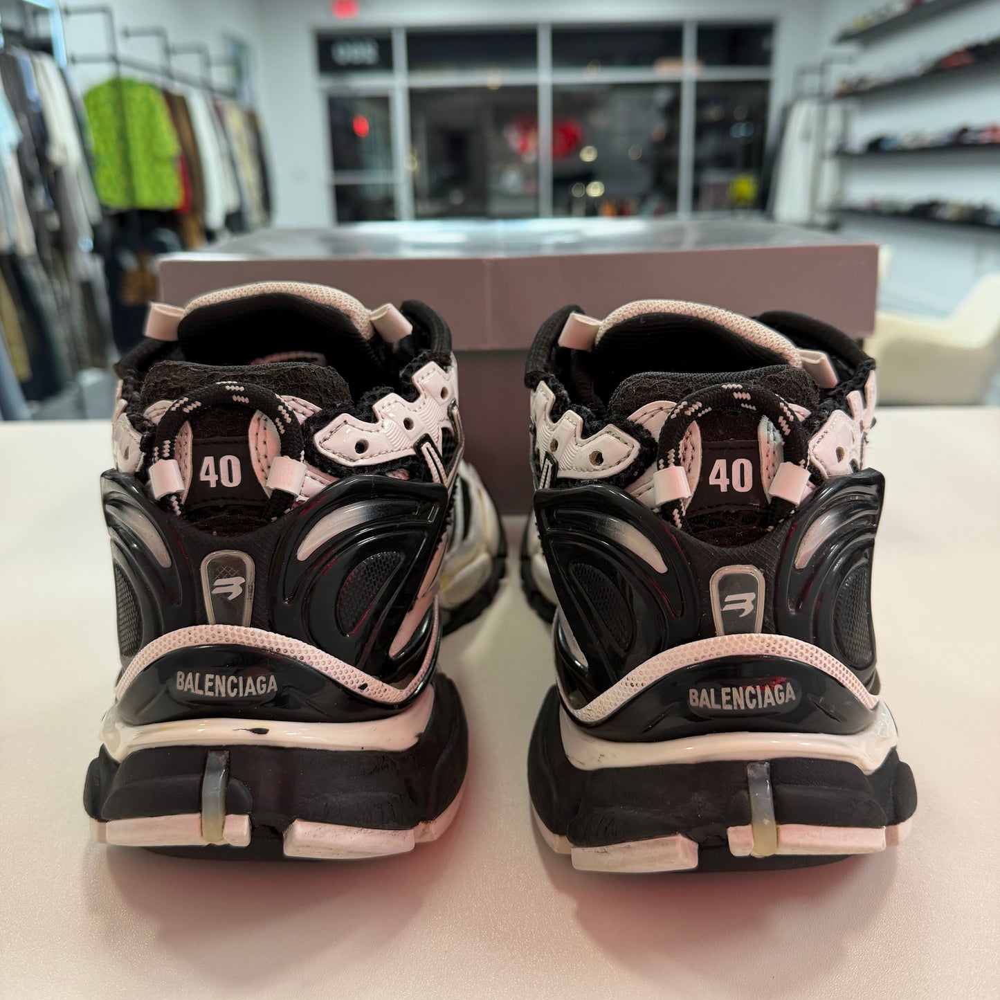 Balenciaga Runner Sneaker Black & White (Used)