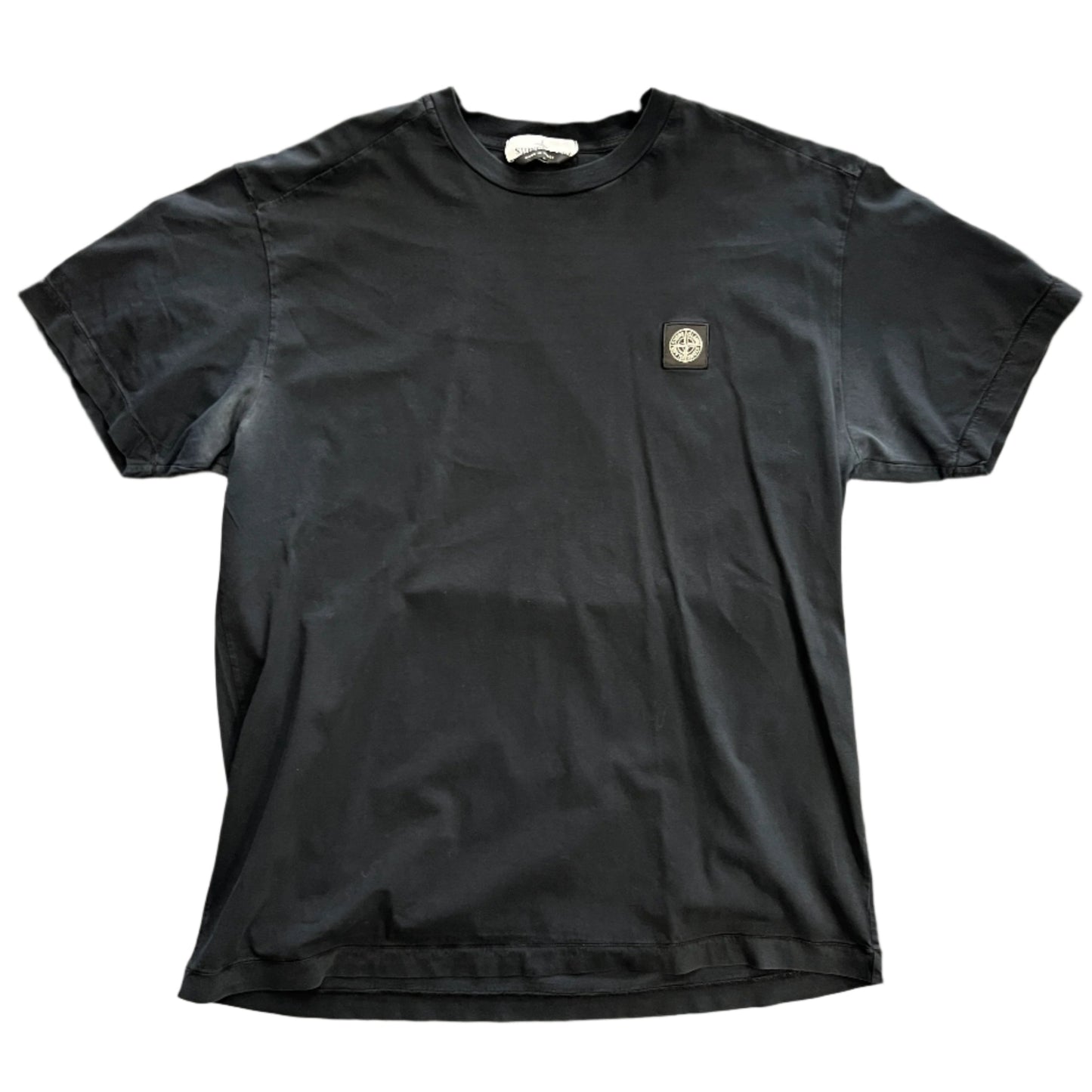 Stone Island Logo Patch Black Tee
