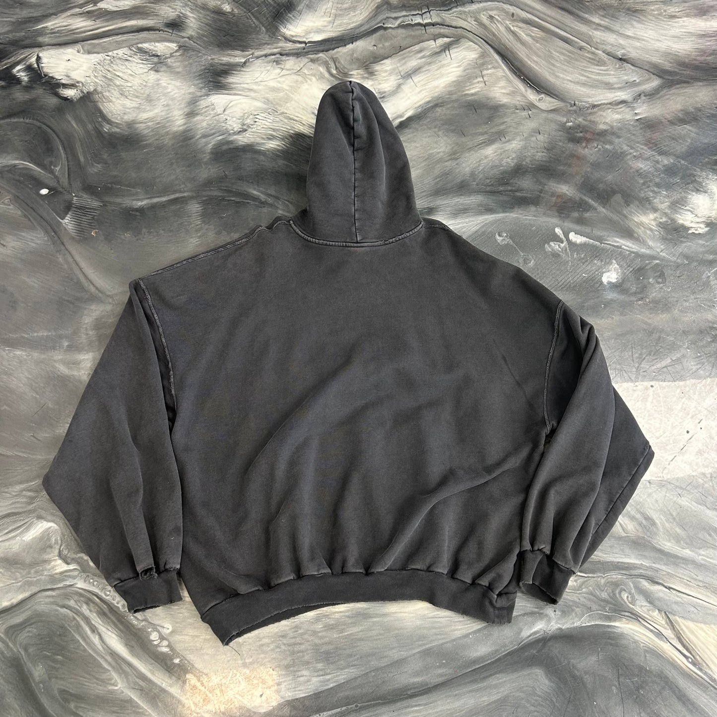 Balenciaga 3B Liquified Hoodie Black