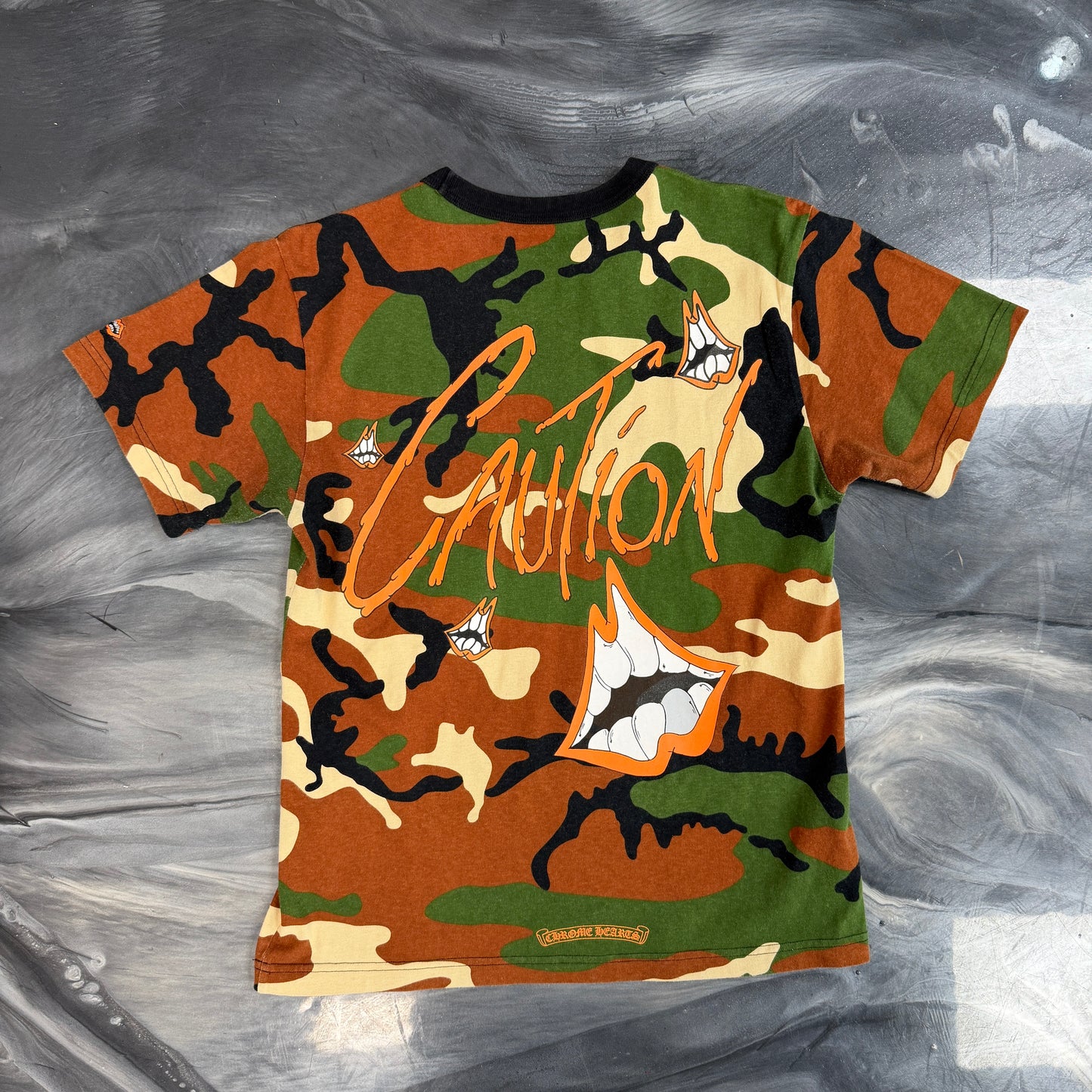 Chrome Hearts Matty Boy Caution Tee Camo