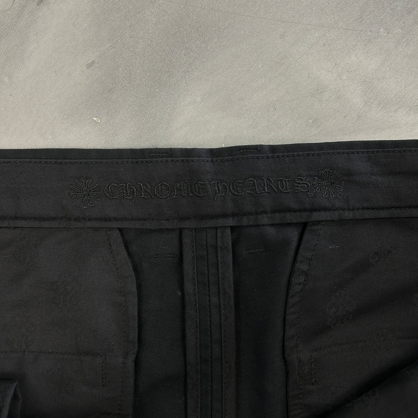 Chrome Hearts Matty Boy 99 Eye Black Chino Pants