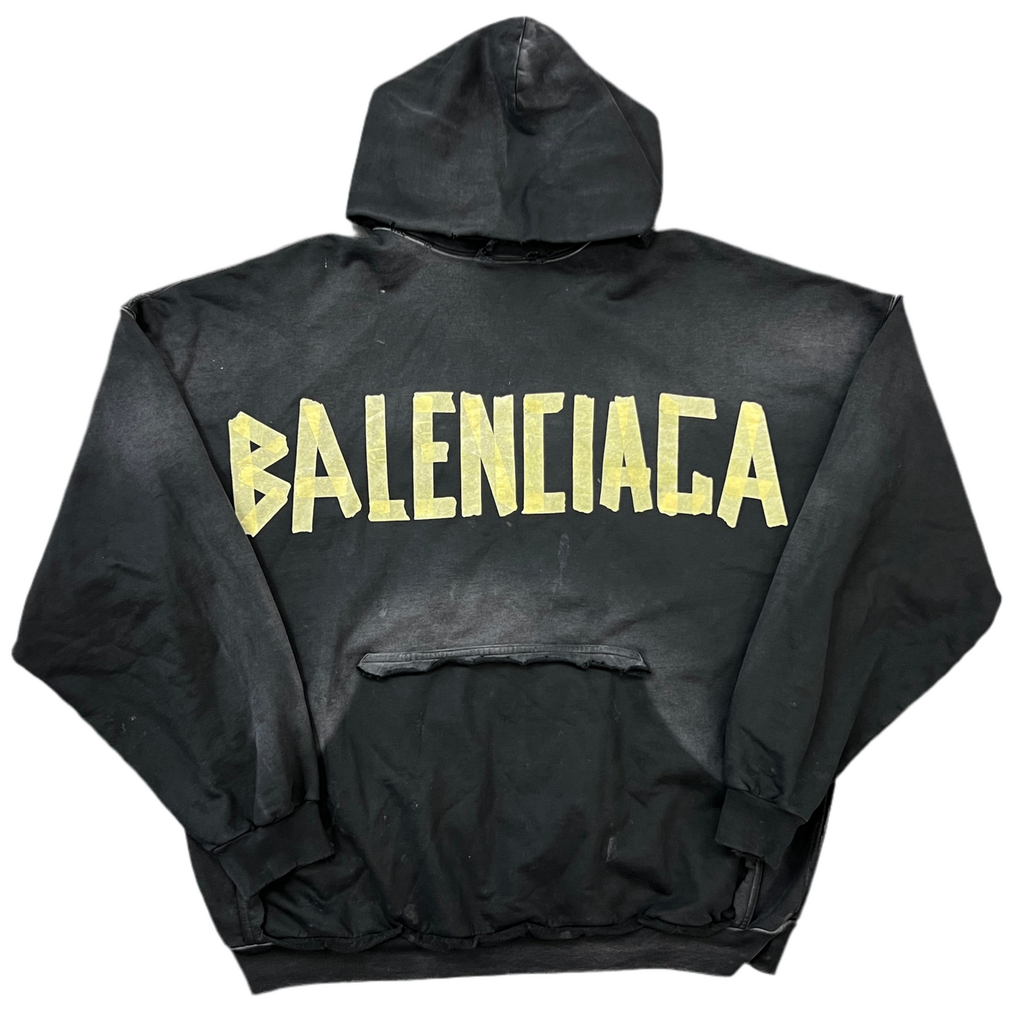 Balenciaga Tape Hoodie Black