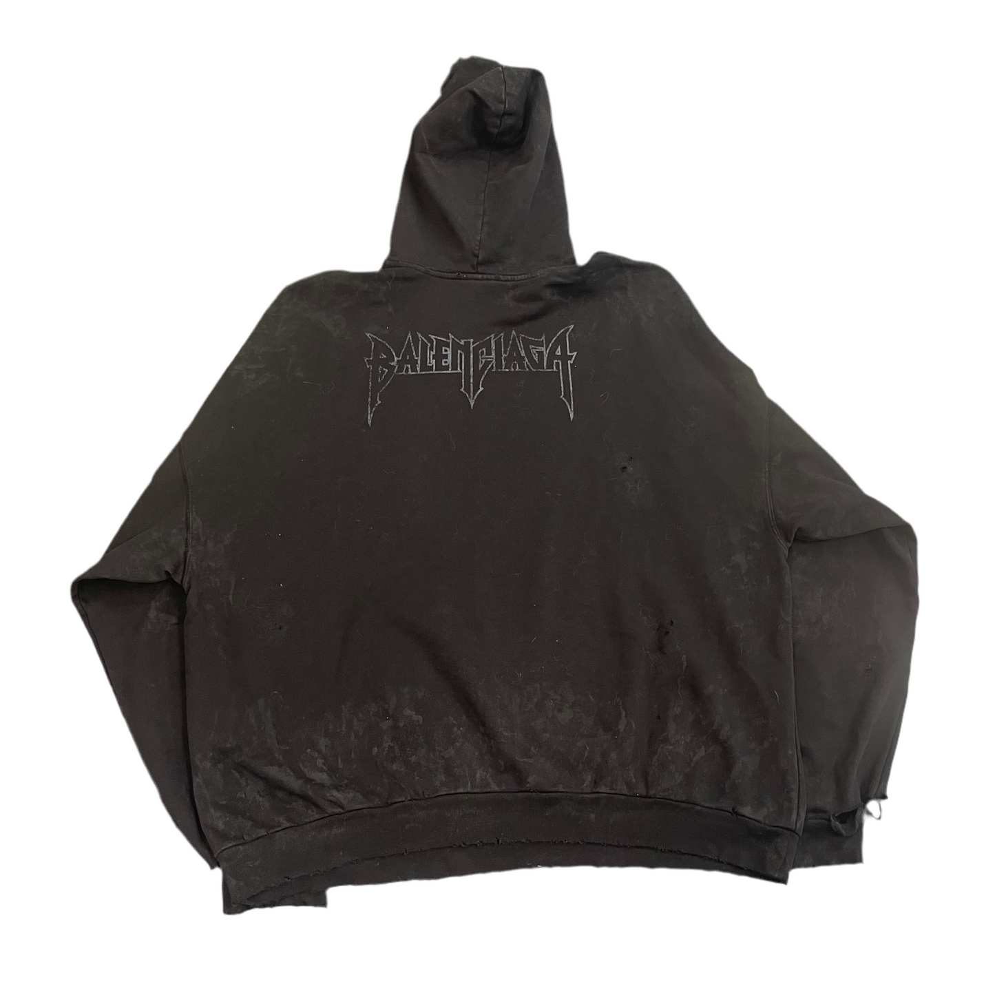 Balenciaga Paris Moon Crinkled Hoodie