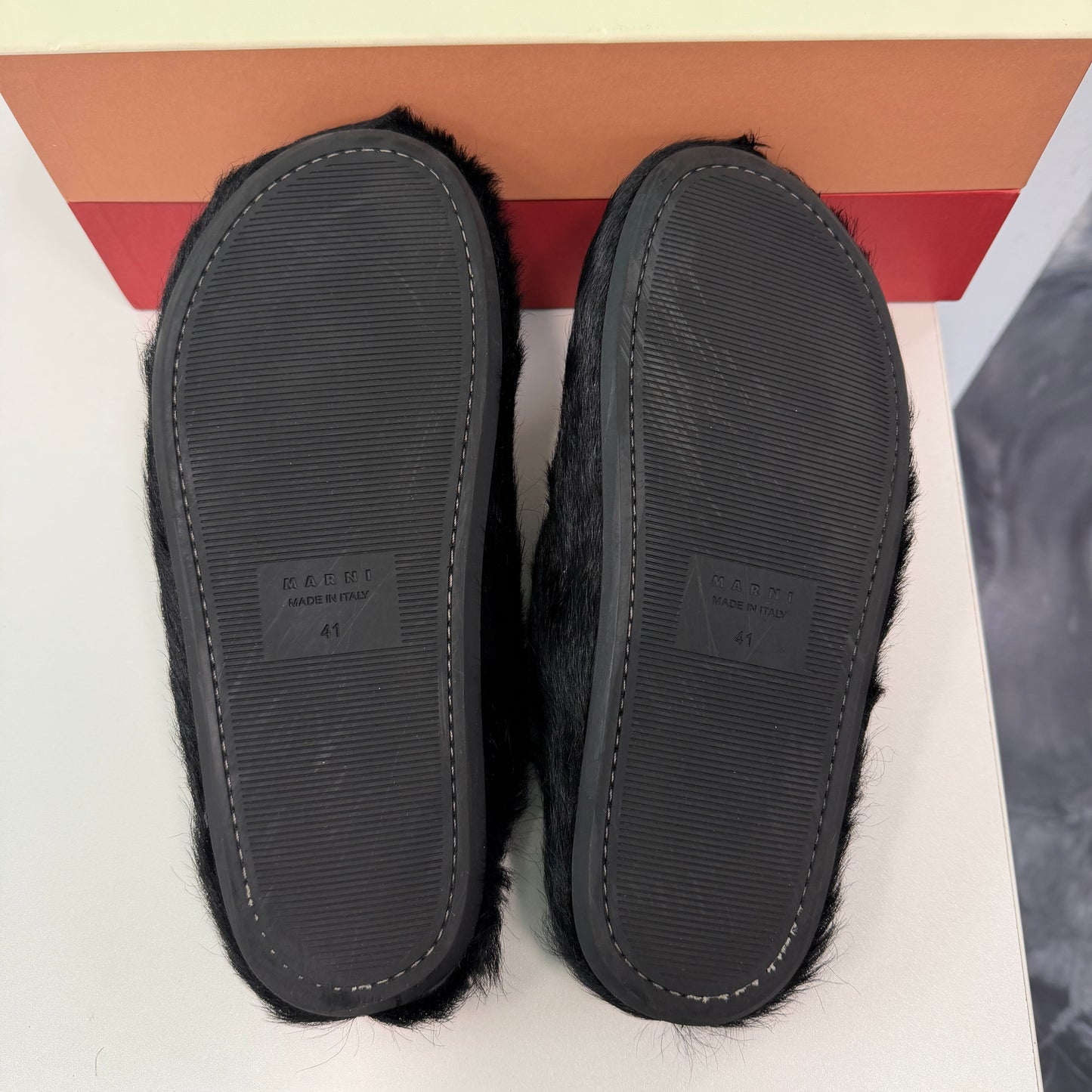 Marni Mule Fussbett Sabot Black (USED)