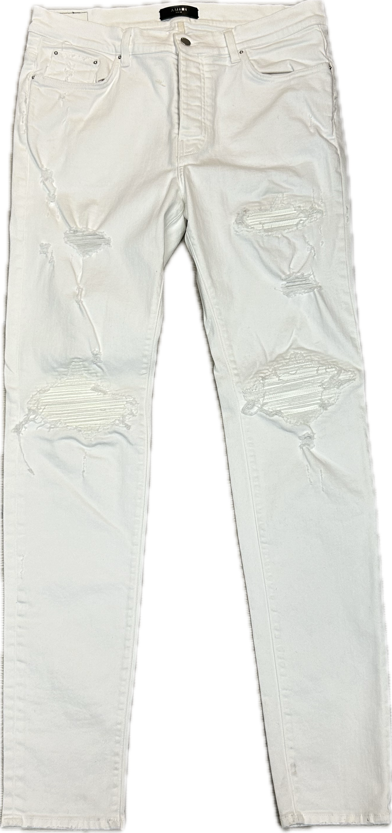 Amiri MX1 Jeans White/White