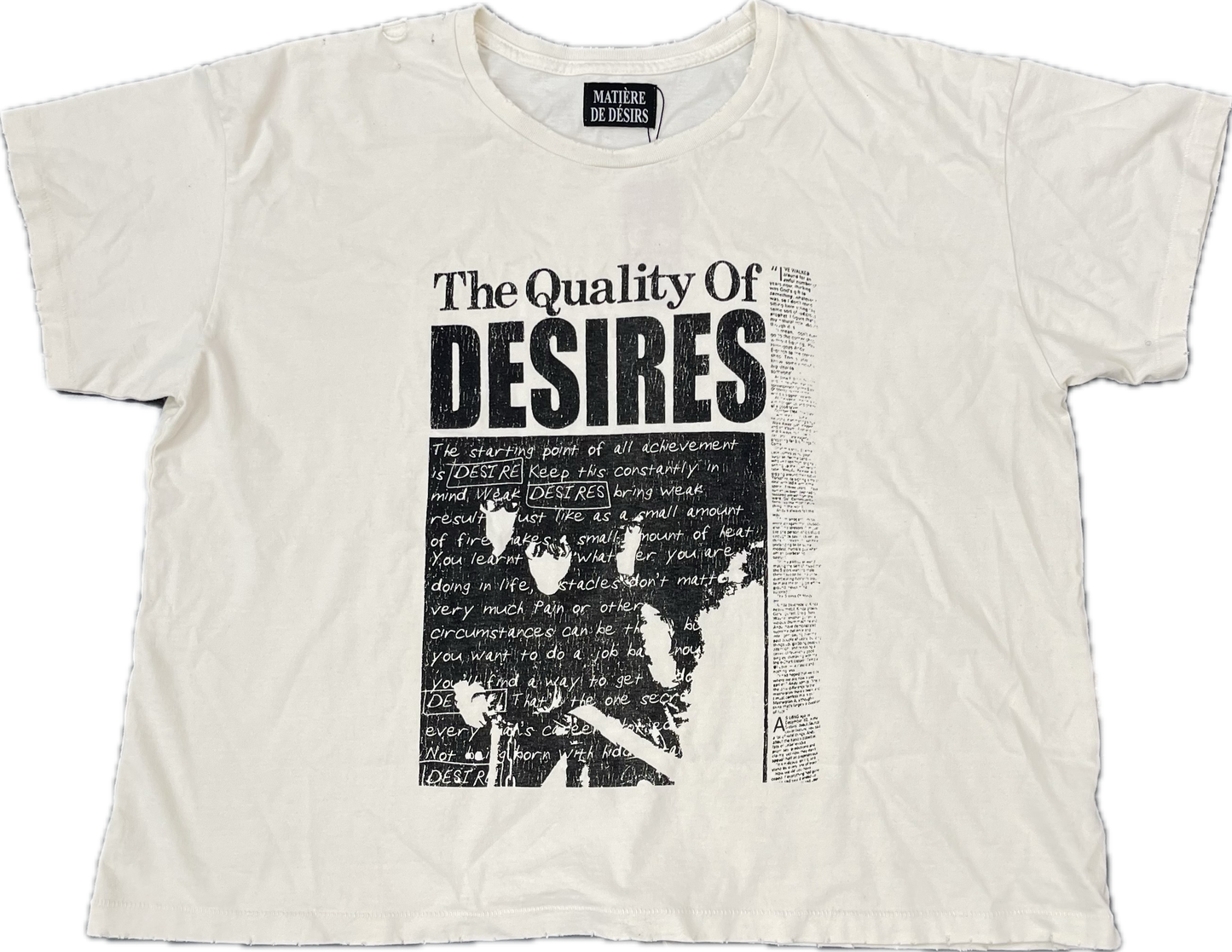 Matiere “Desires Quality Of Desires” T-shirt
