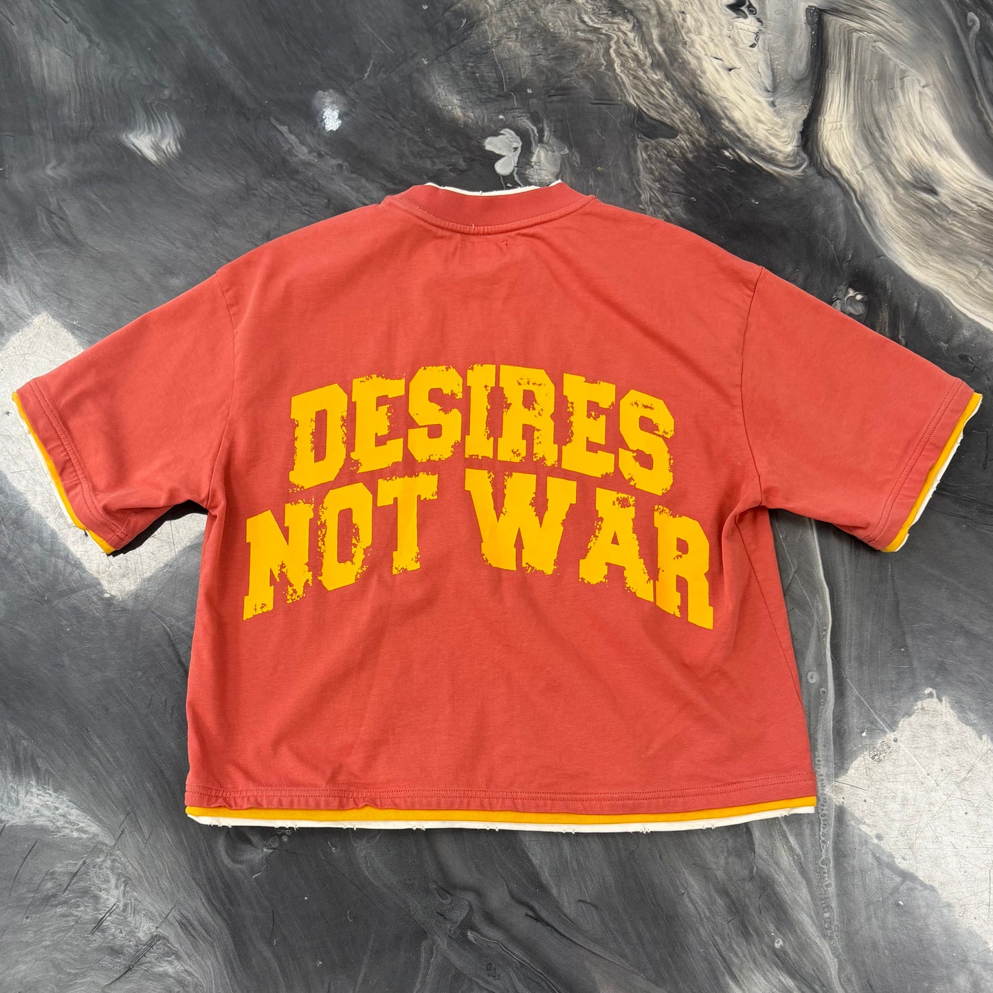 Bottega Desires War T-shirt Red