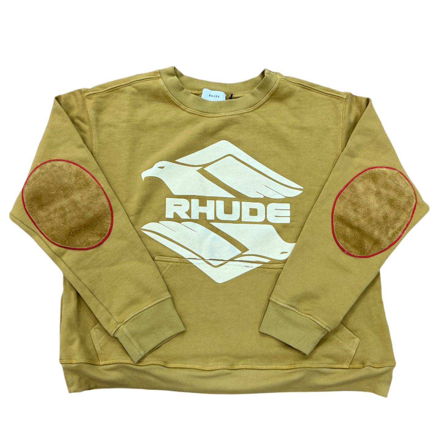 Rhude Padded Sleeve Eagle Crewneck (STEAL)(1 Year Anniversary)
