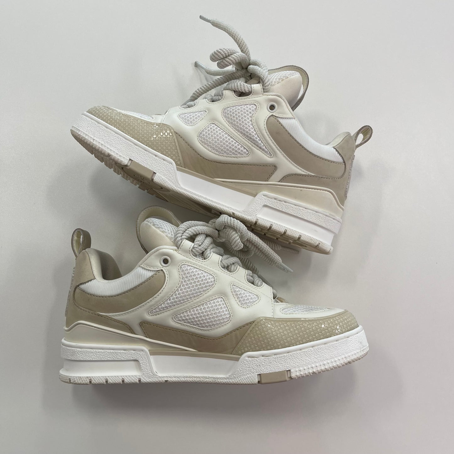 Louis Vuitton Skate Sneaker White/Beige (USED NO BOX)
