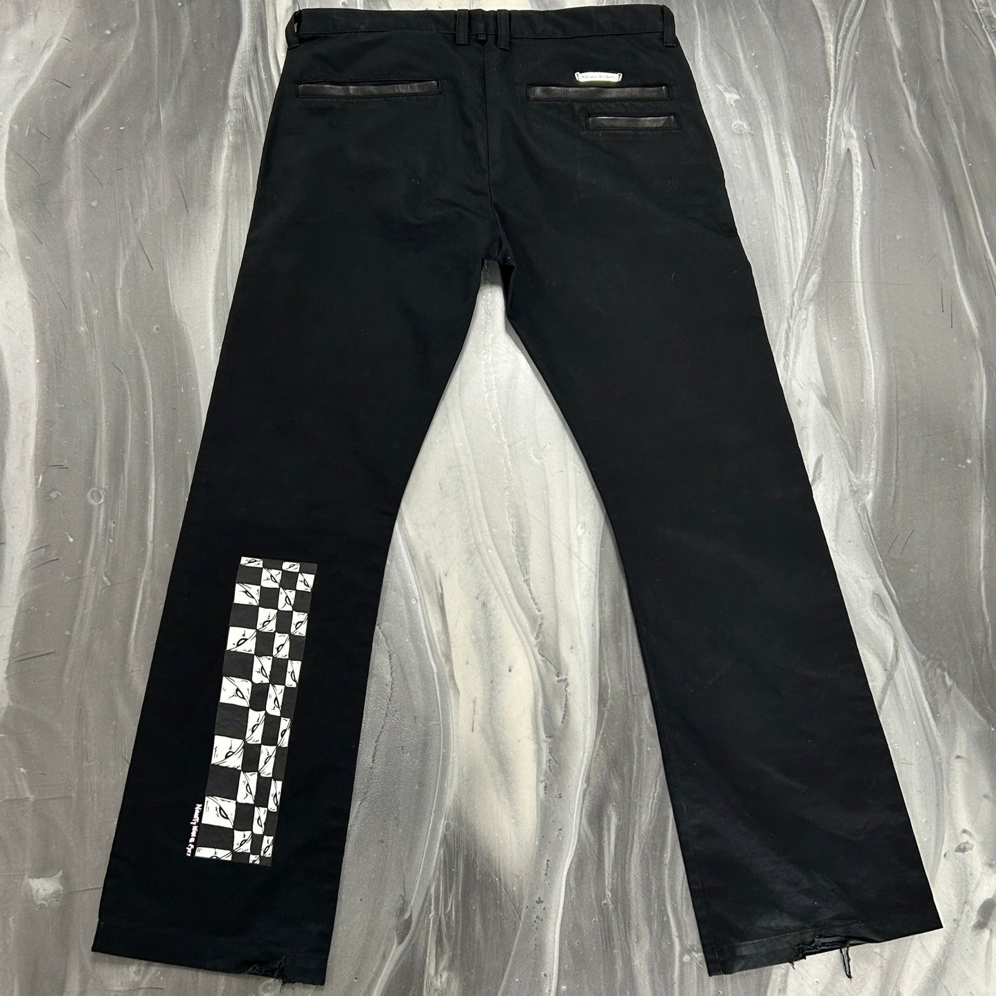 Chrome Hearts Matty Boy 99 Eye Black Chino Pants