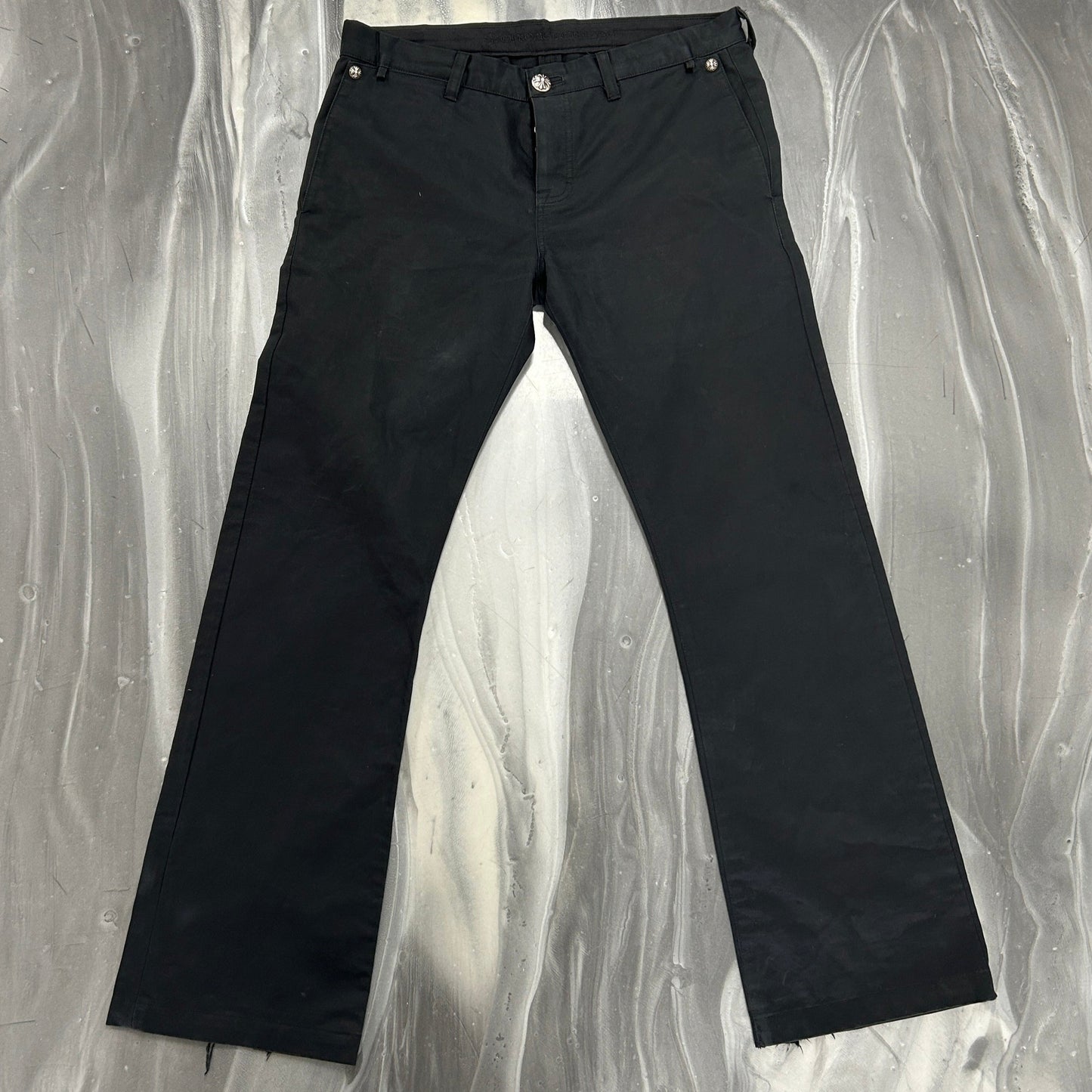 Chrome Hearts Matty Boy 99 Eye Black Chino Pants