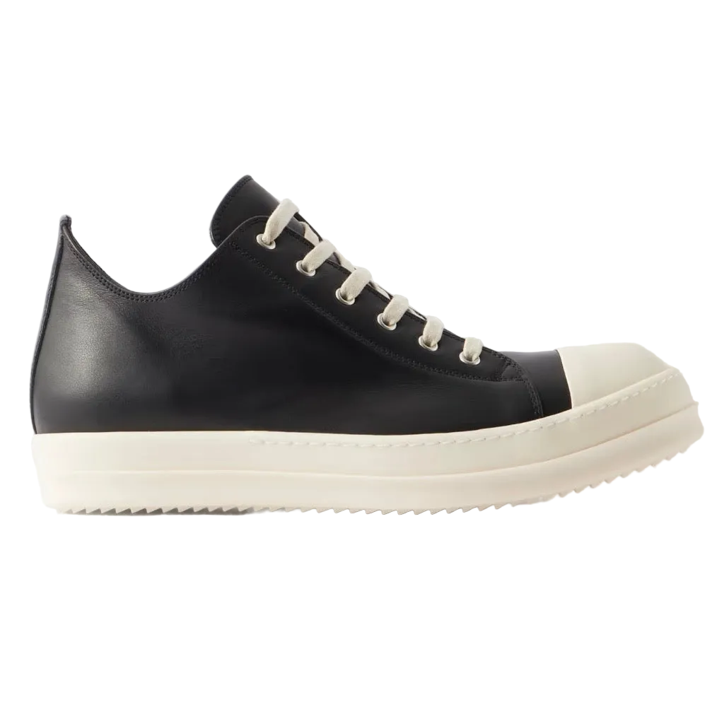 RICK OWENS Ramones Leather Sneakers