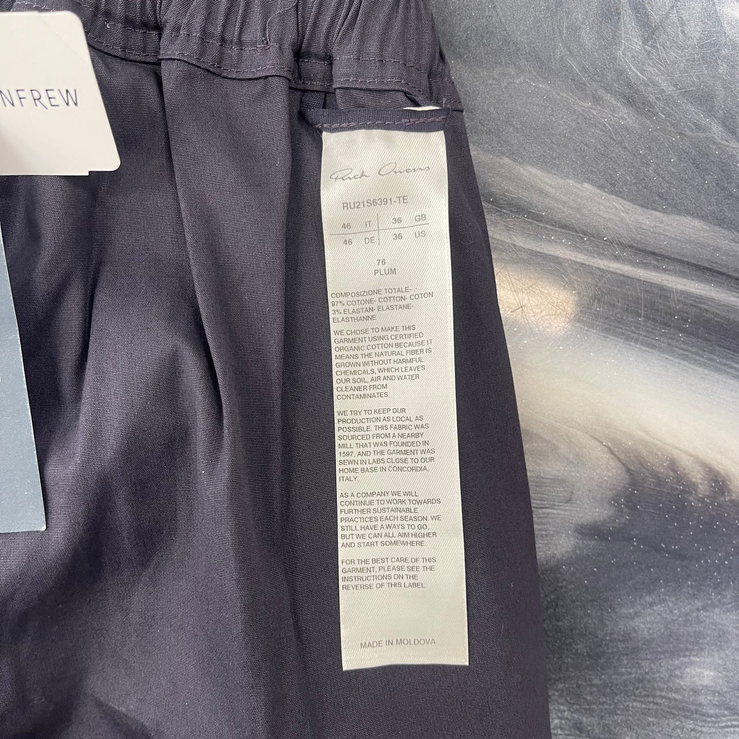 Rick Owens Bela Boxer Shorts Plum SS21 Phlegethon