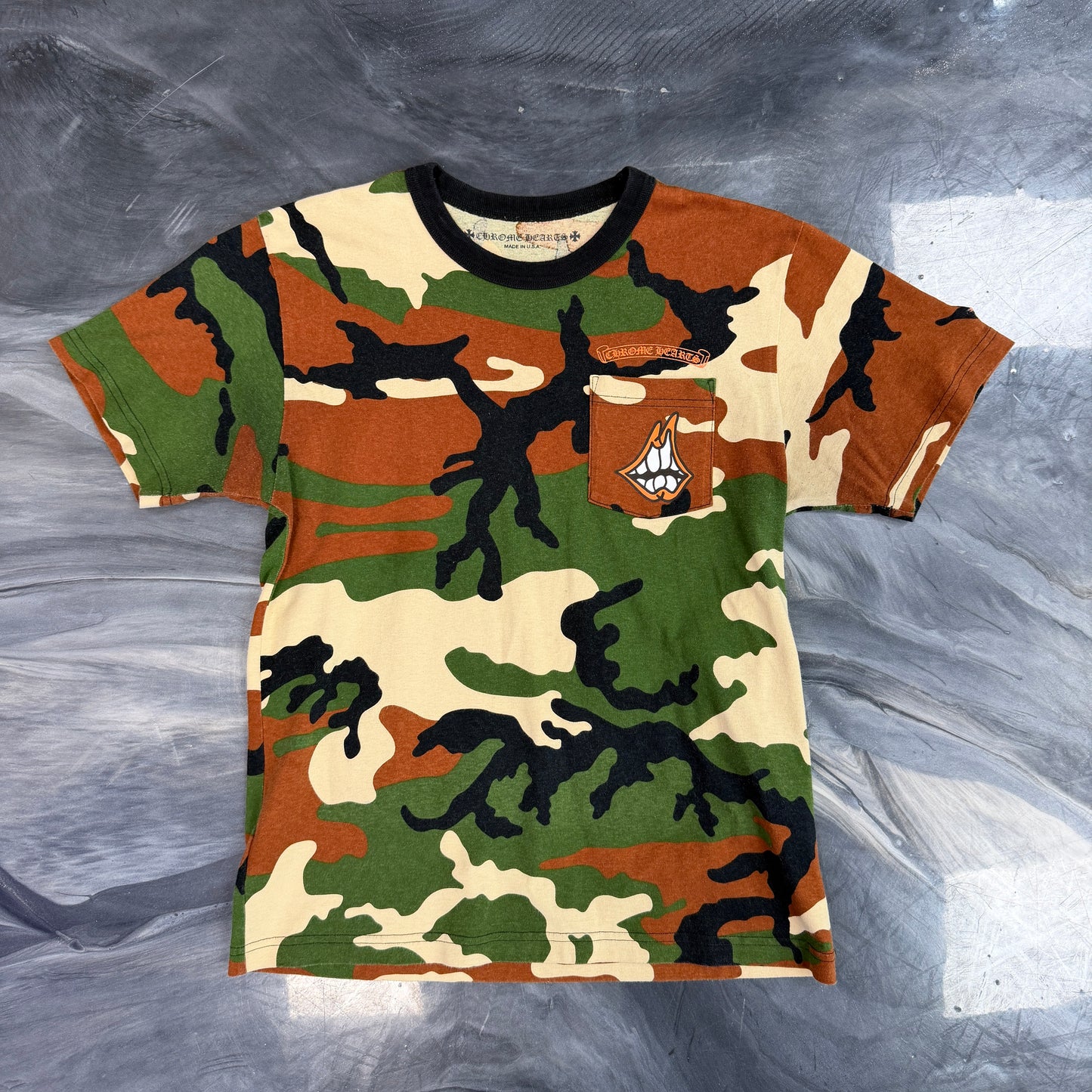 Chrome Hearts Matty Boy Caution Tee Camo
