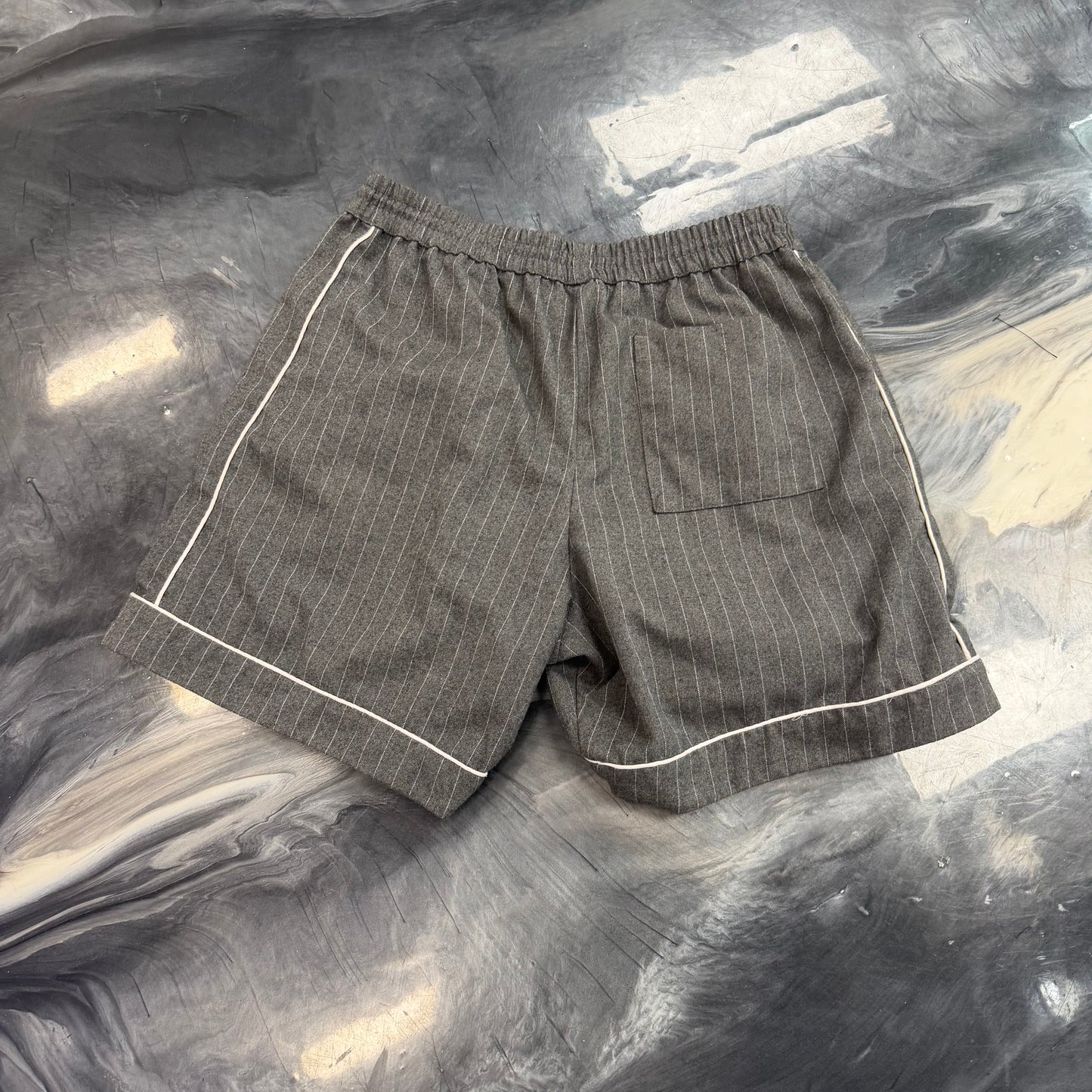 Rhude Striped Pajama Shorts