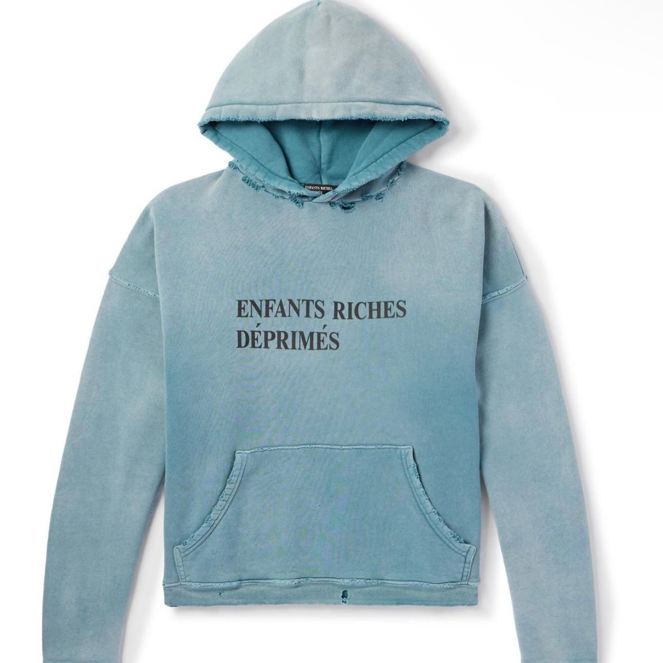 Enfants Riches Déprimés Distressed Blue Hoodie