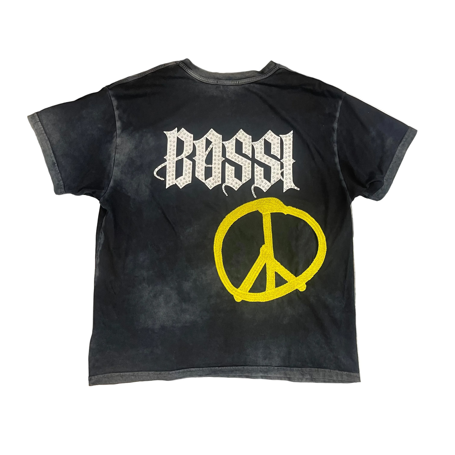 Bossi Sportswear 'Peace In Death' Rhinestone Tee