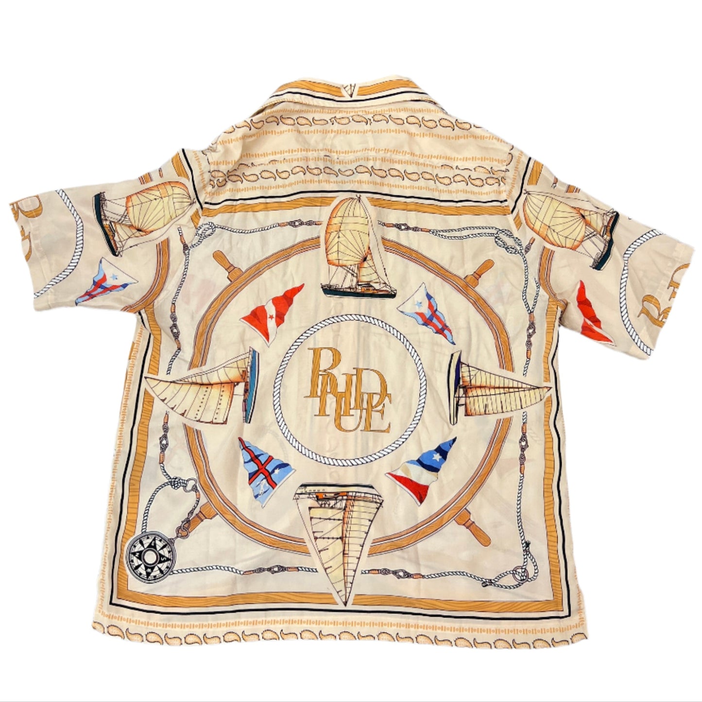 Rhude Natica Silk Button Up Shirt