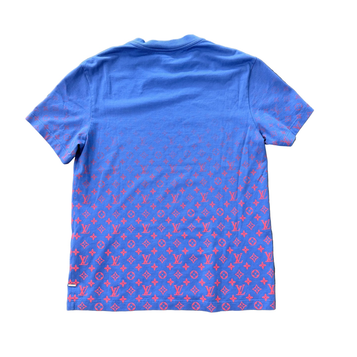 Louis Vuitton Blue/Red monogram tee