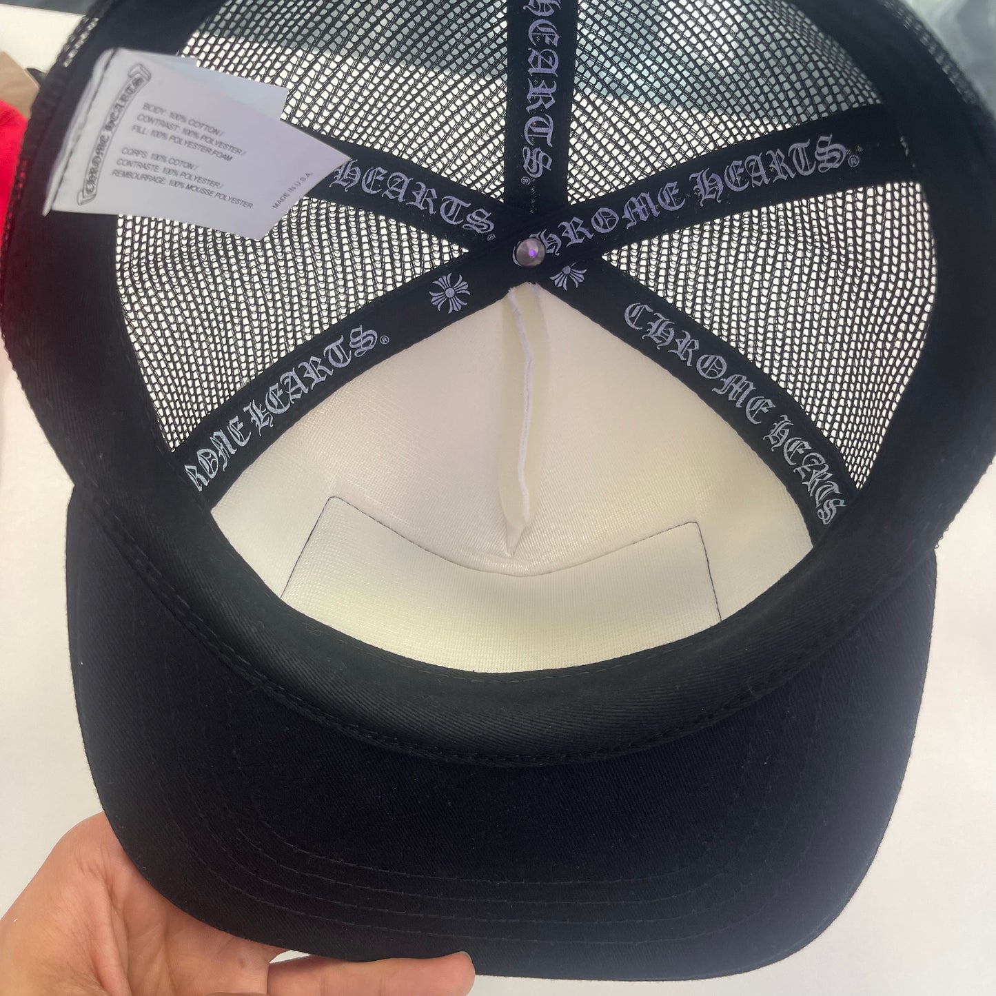 Chrome Hearts F*ck Trucker Hat White