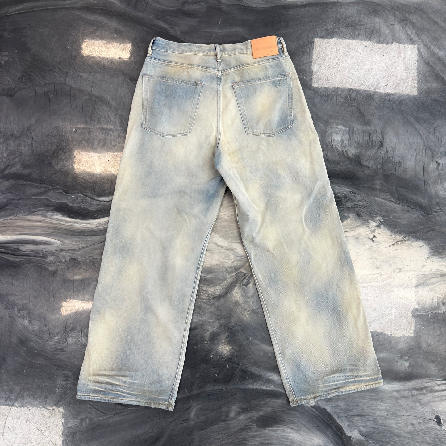 Acne Studios 1981M FN Carver Wide Leg Denim Jeans