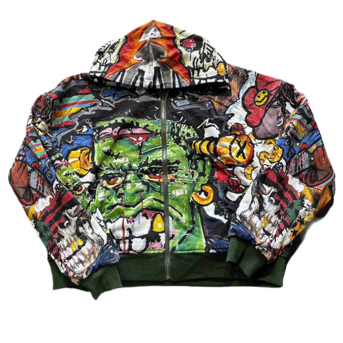Plus 1 Reversible Hoodie Green