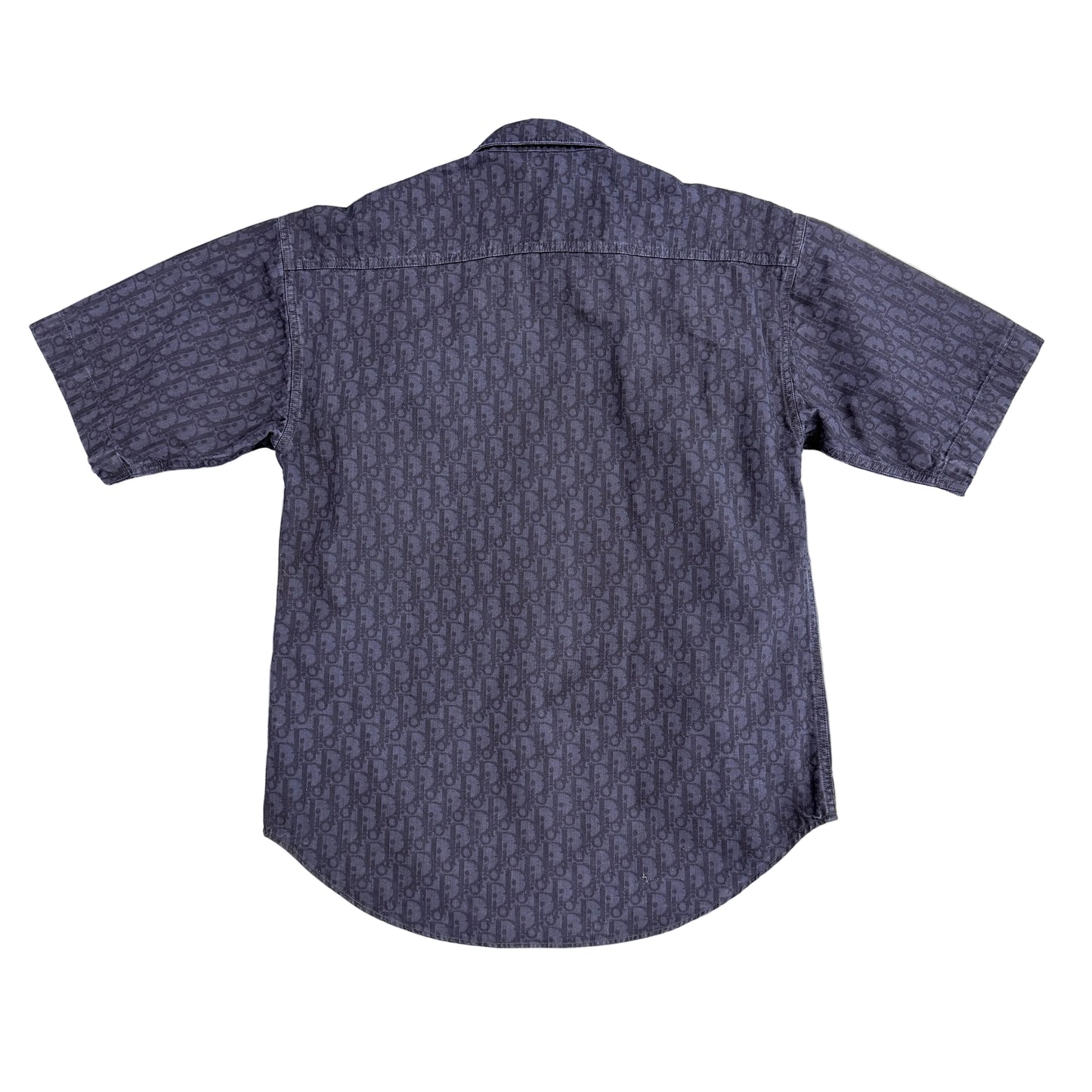 Dior Denim Button Up All Over Print