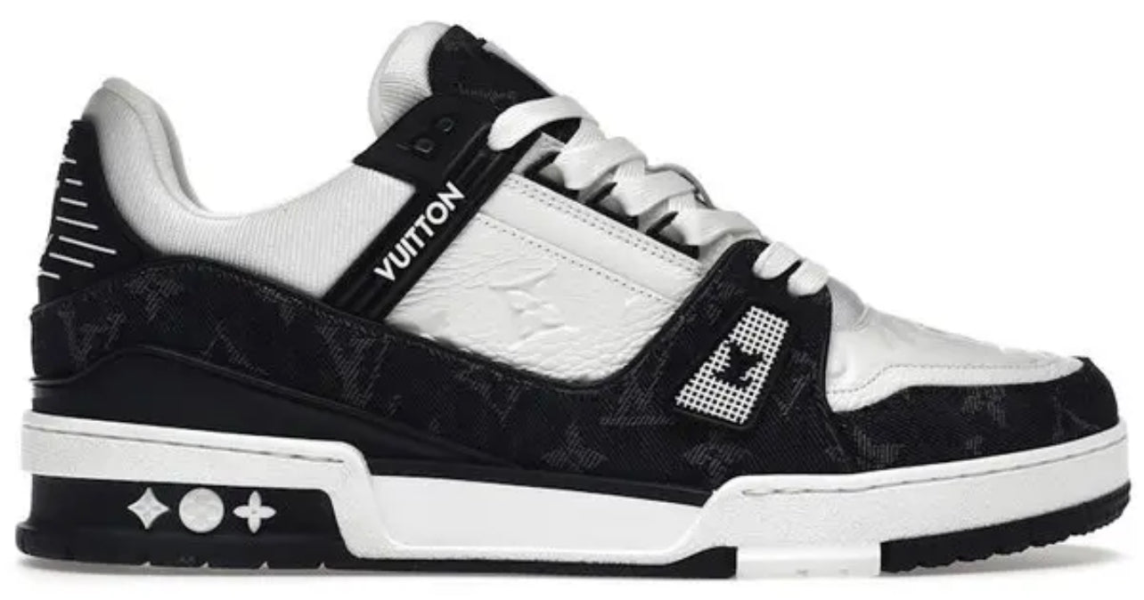 Louis Vuitton Black and White Trainer (USED)
