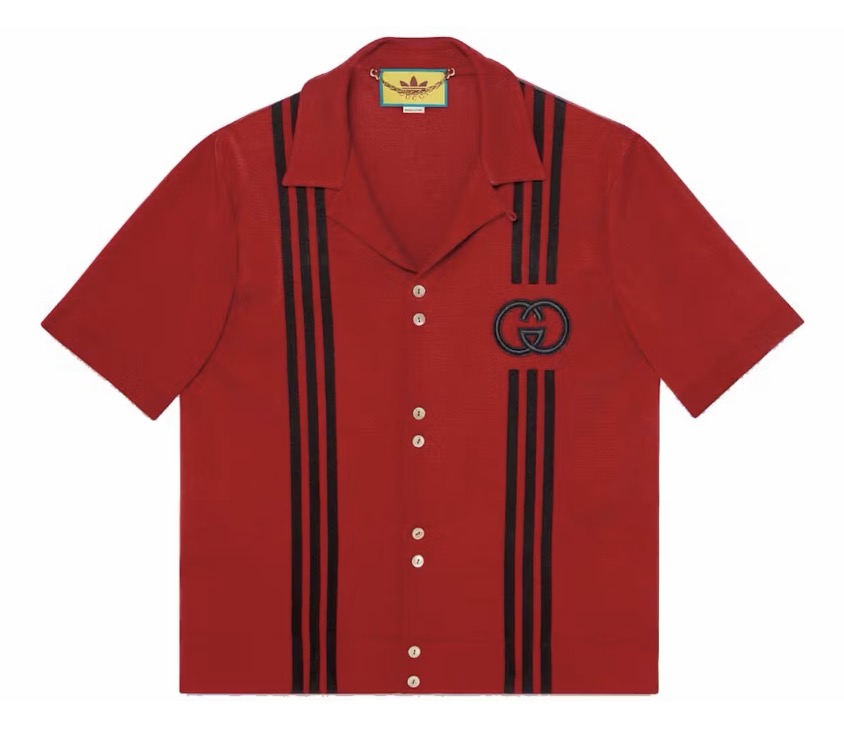 Gucci x adidas Viscose Shirt Red