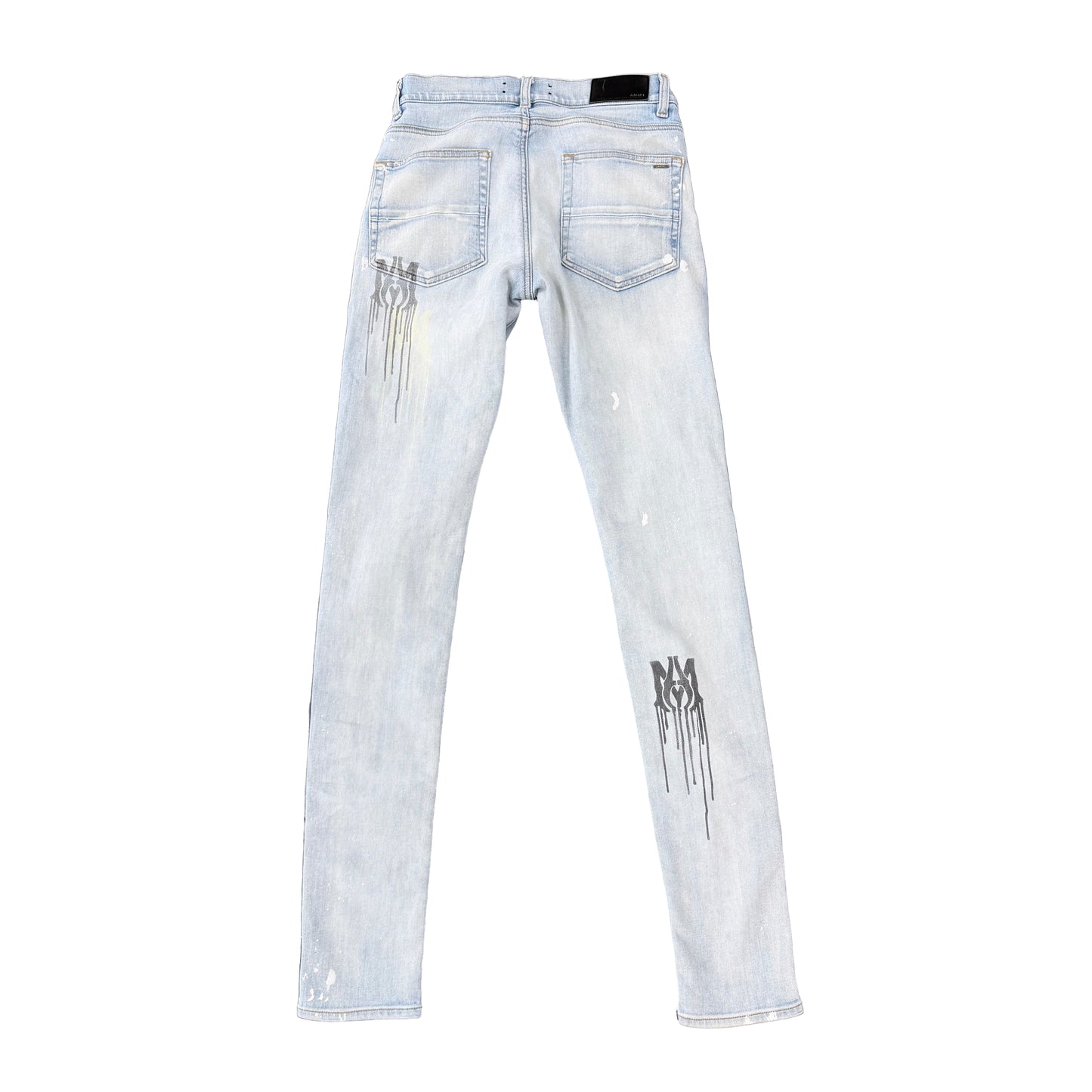 Amiri Stencil Denim Blue