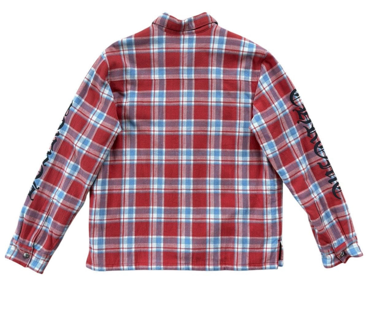 Chrome Hearts Work'n Padded Lined Plaid Flannel Jacket